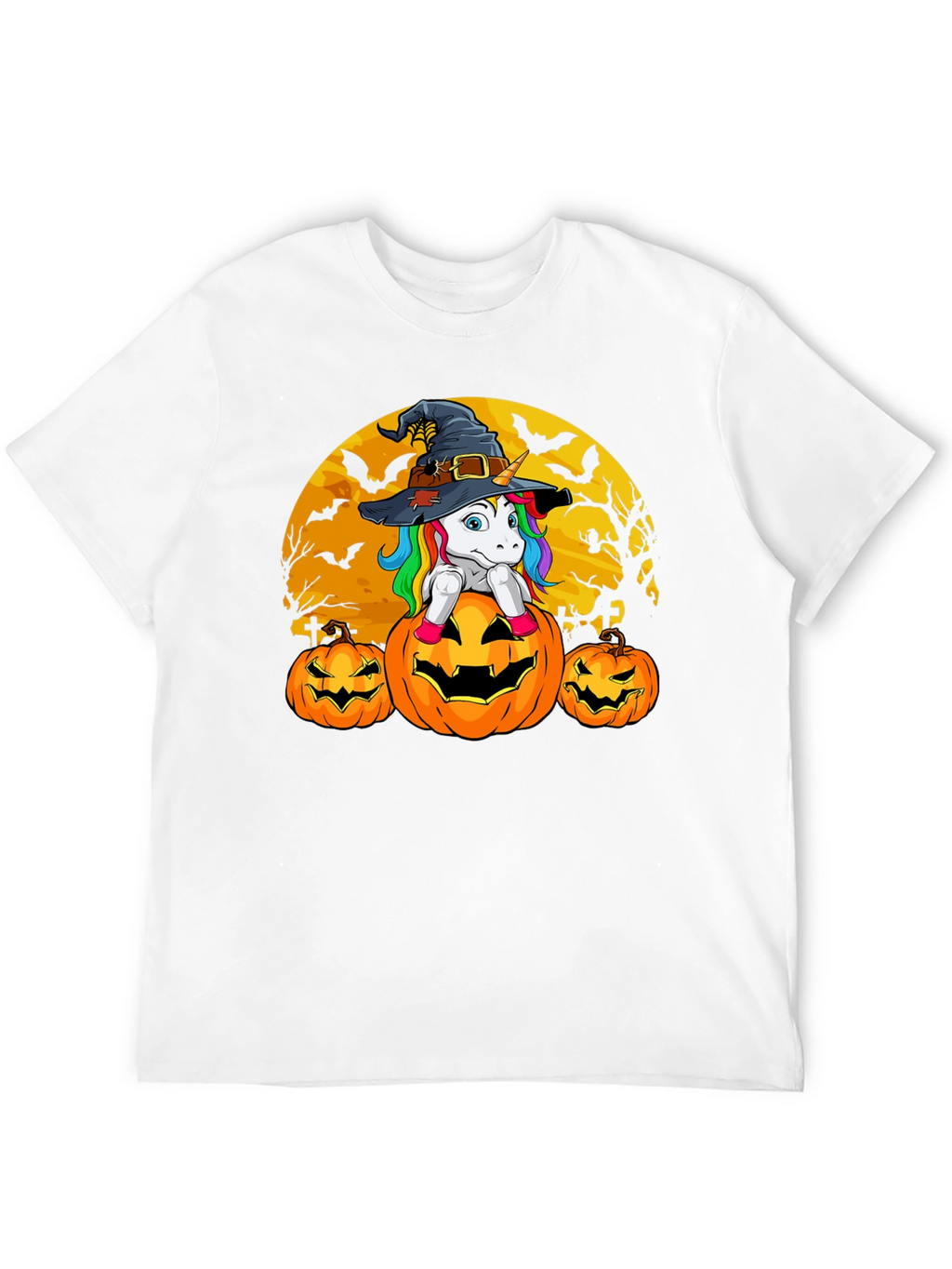 Halloween Unicorn Pumpkin T-Shirt