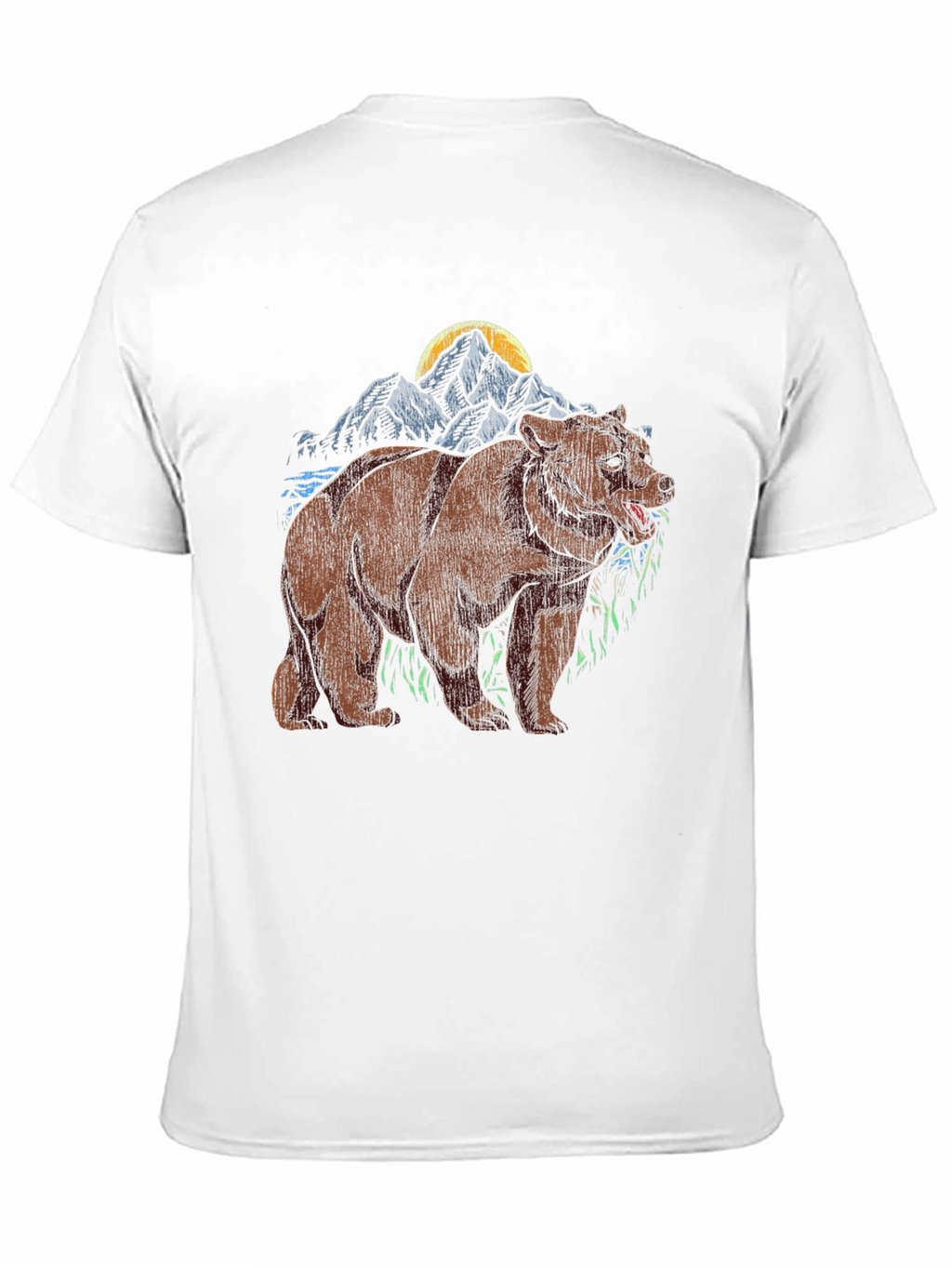 Bear Mountain Graphic Tee - Black