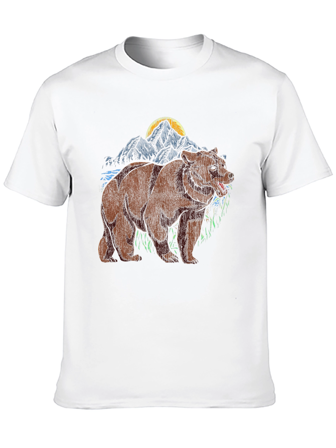 Bear Mountain Graphic Tee - Black