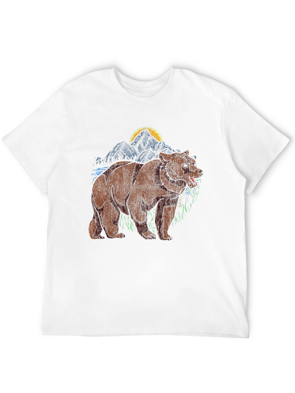 Bear Mountain Graphic Tee - Black