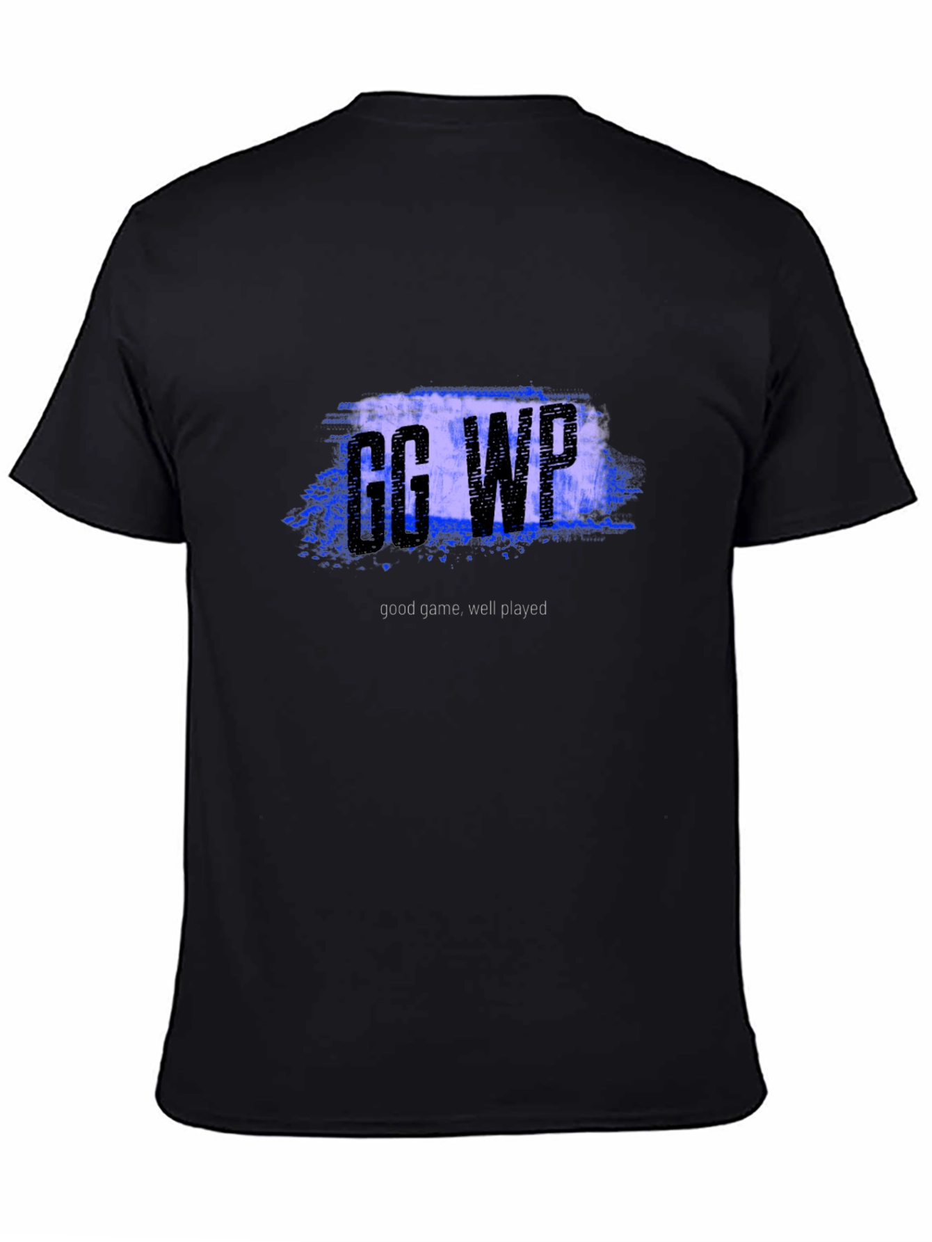 GG WP Black T-Shirt - Good Game Well Played