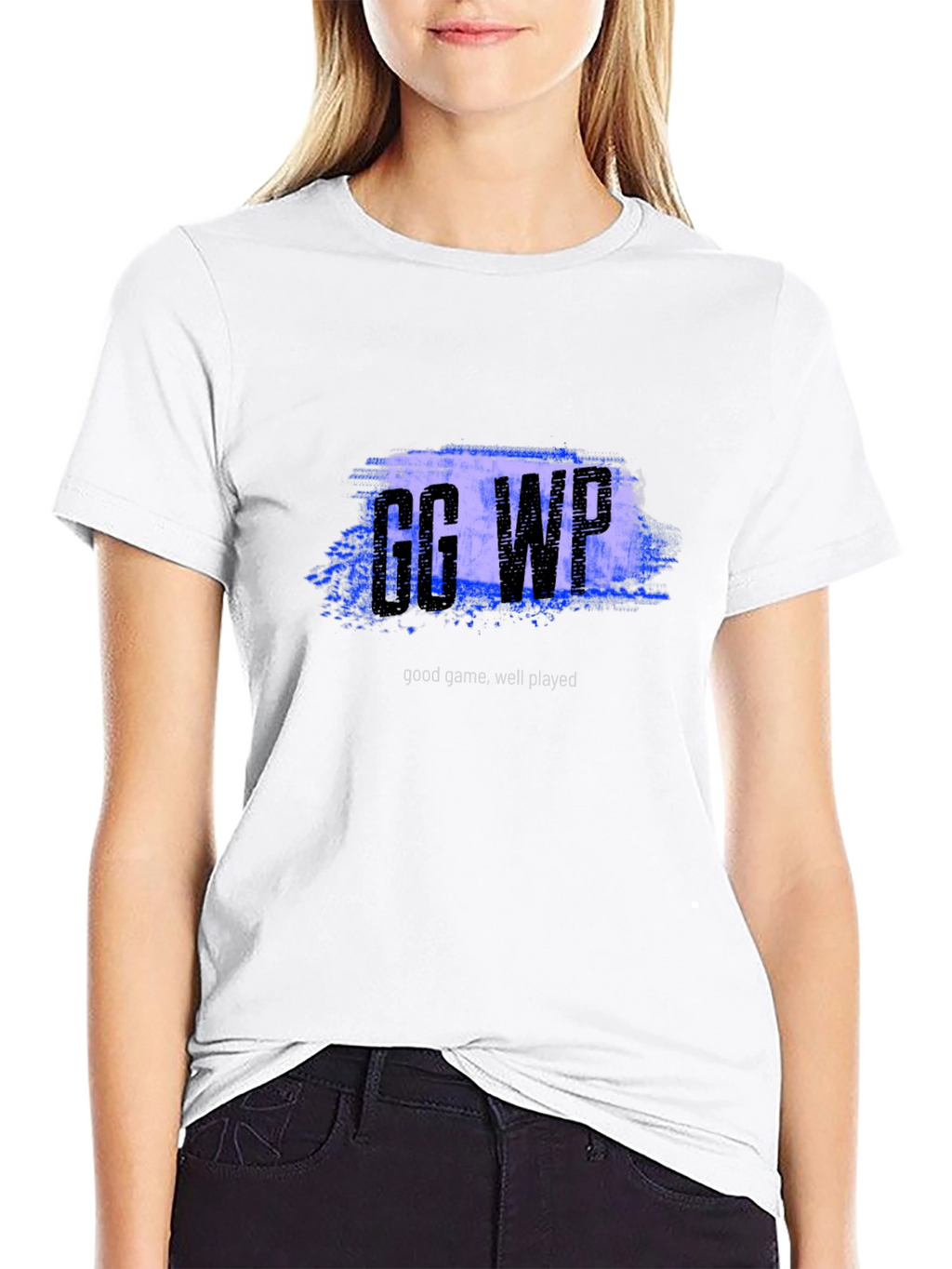 GG WP Black T-Shirt - Good Game Well Played