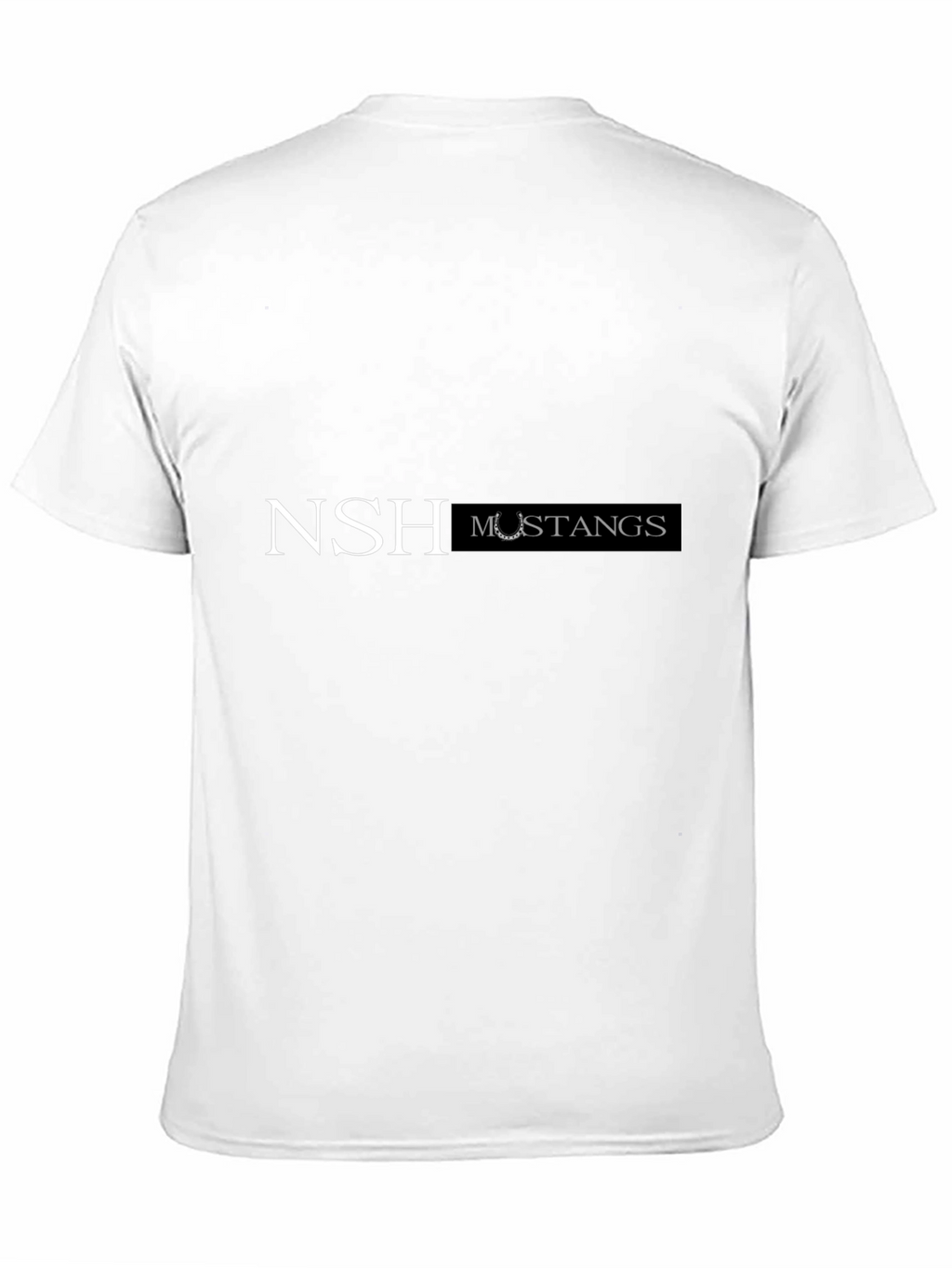 NSH Mustangs Black Graphic Tee - Unisex