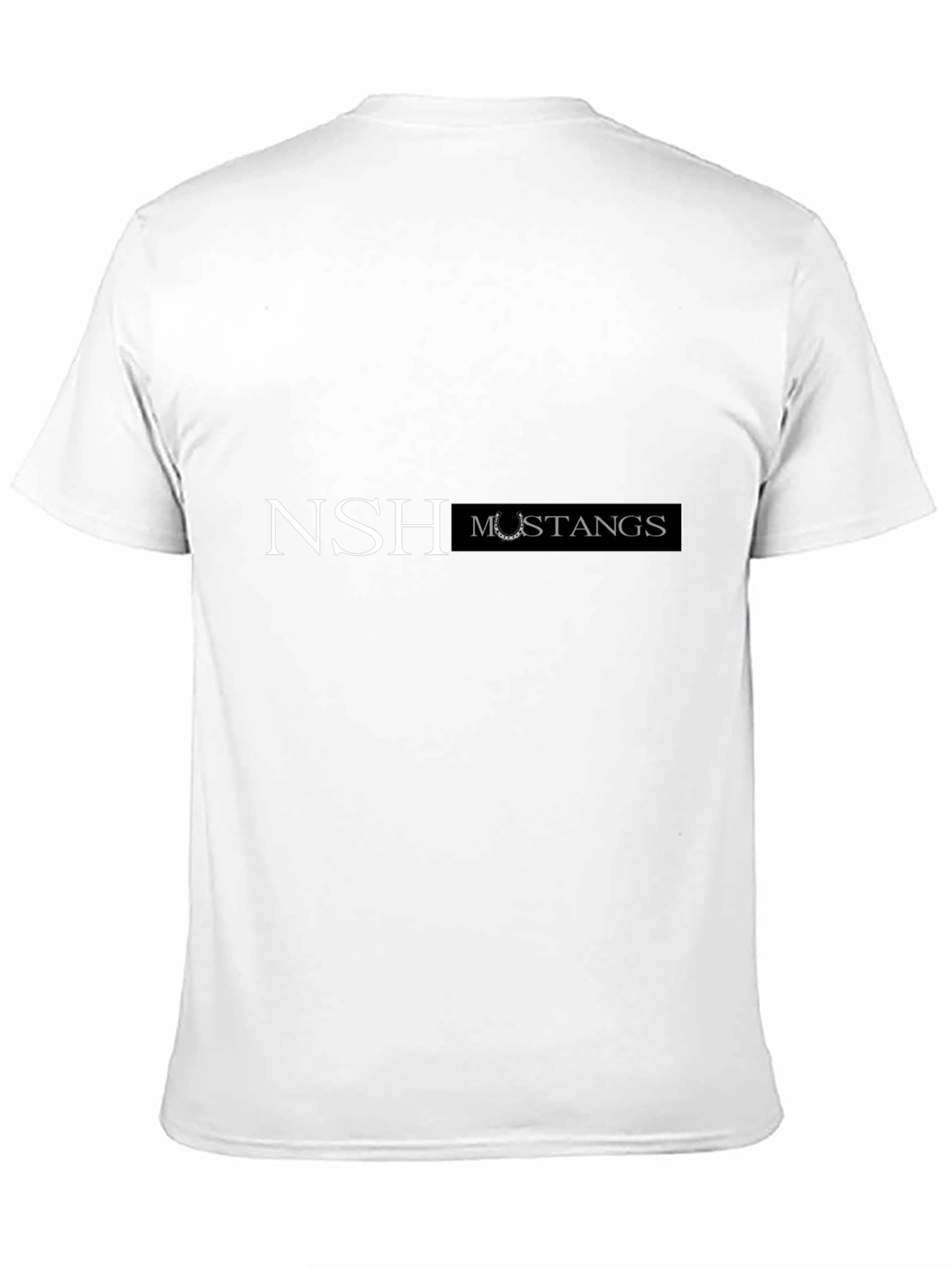 NSH Mustangs Black Graphic Tee - Unisex