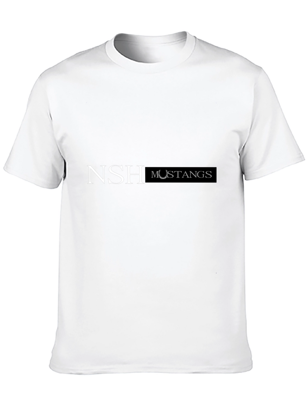 NSH Mustangs Black Graphic Tee - Unisex