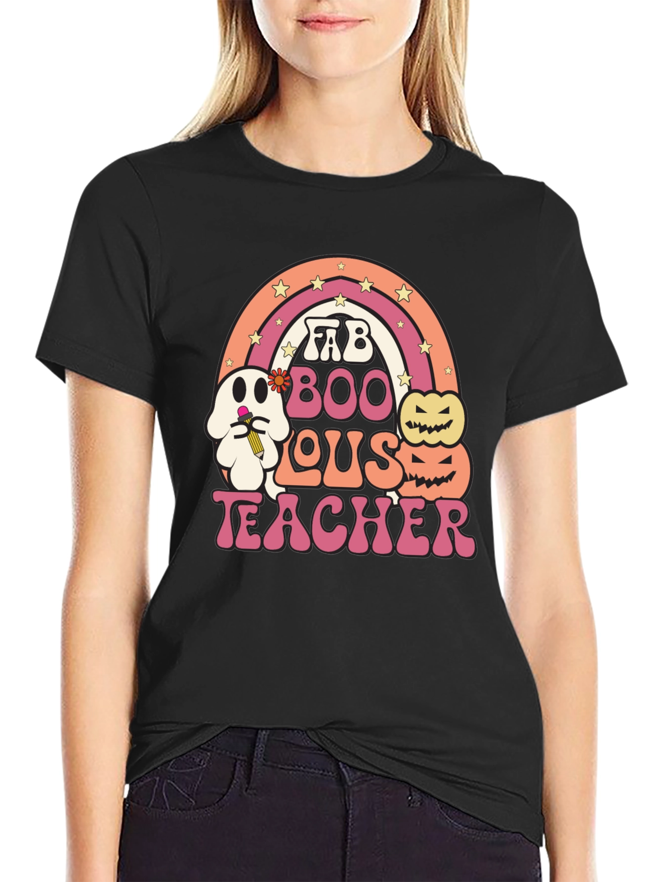 Fab Boolous Teacher Halloween Graphic Tee