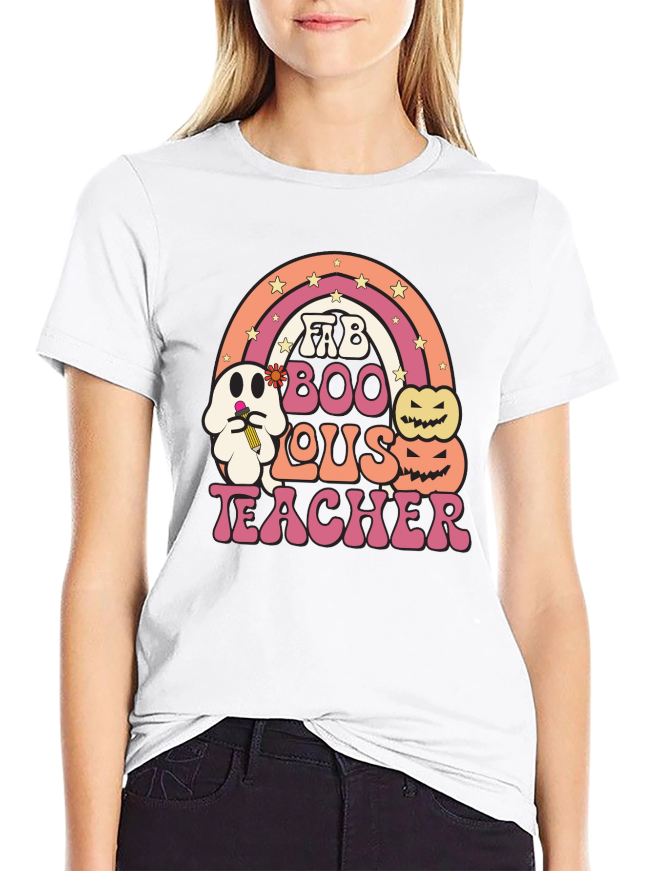 Fab Boolous Teacher Halloween Graphic Tee