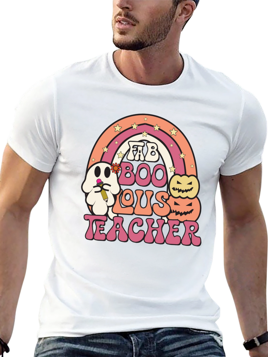 Fab Boolous Teacher Halloween Graphic Tee