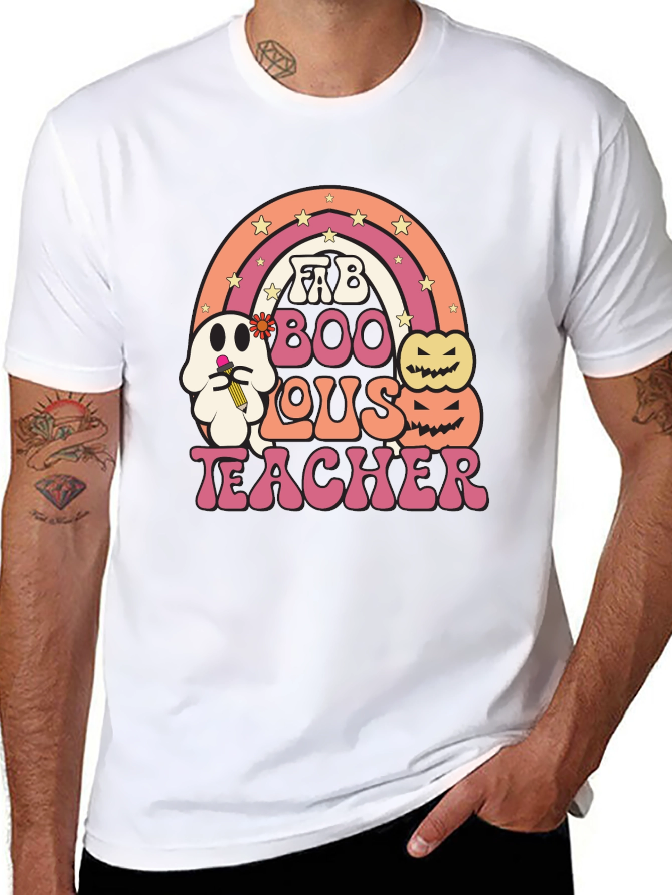 Fab Boolous Teacher Halloween Graphic Tee