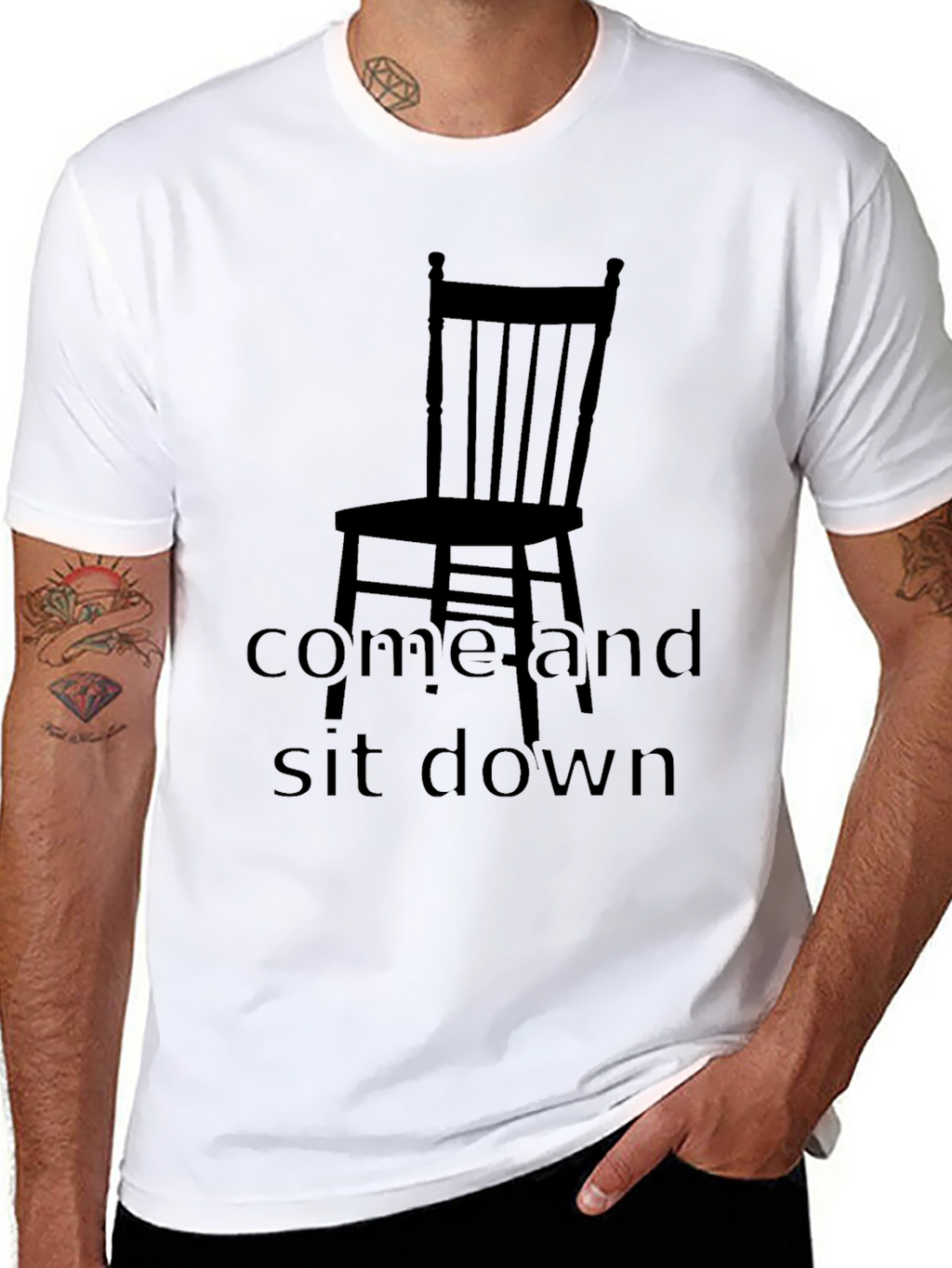 Come and Sit Down Chair Graphic Tee