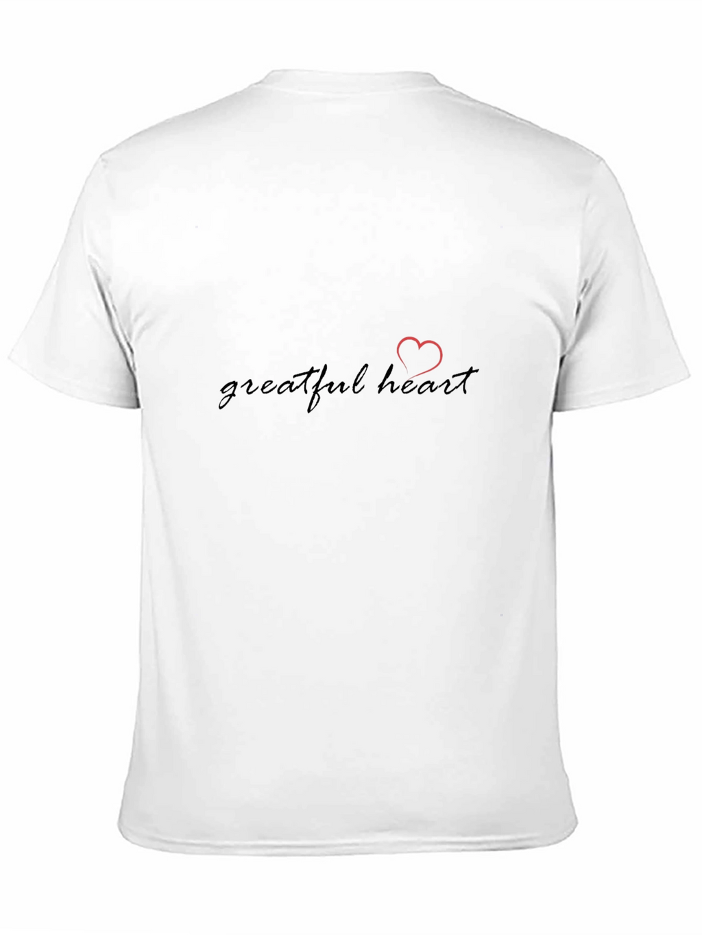 Grateful Heart Graphic Tee - Stylish Black T-Shirt