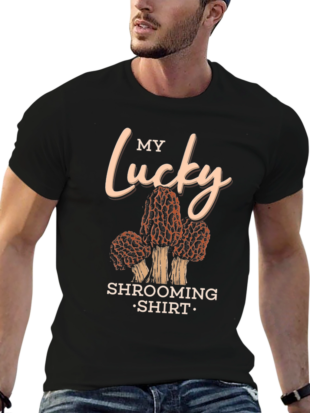 My Lucky Shrooming Shirt Mushroom Forager Tee