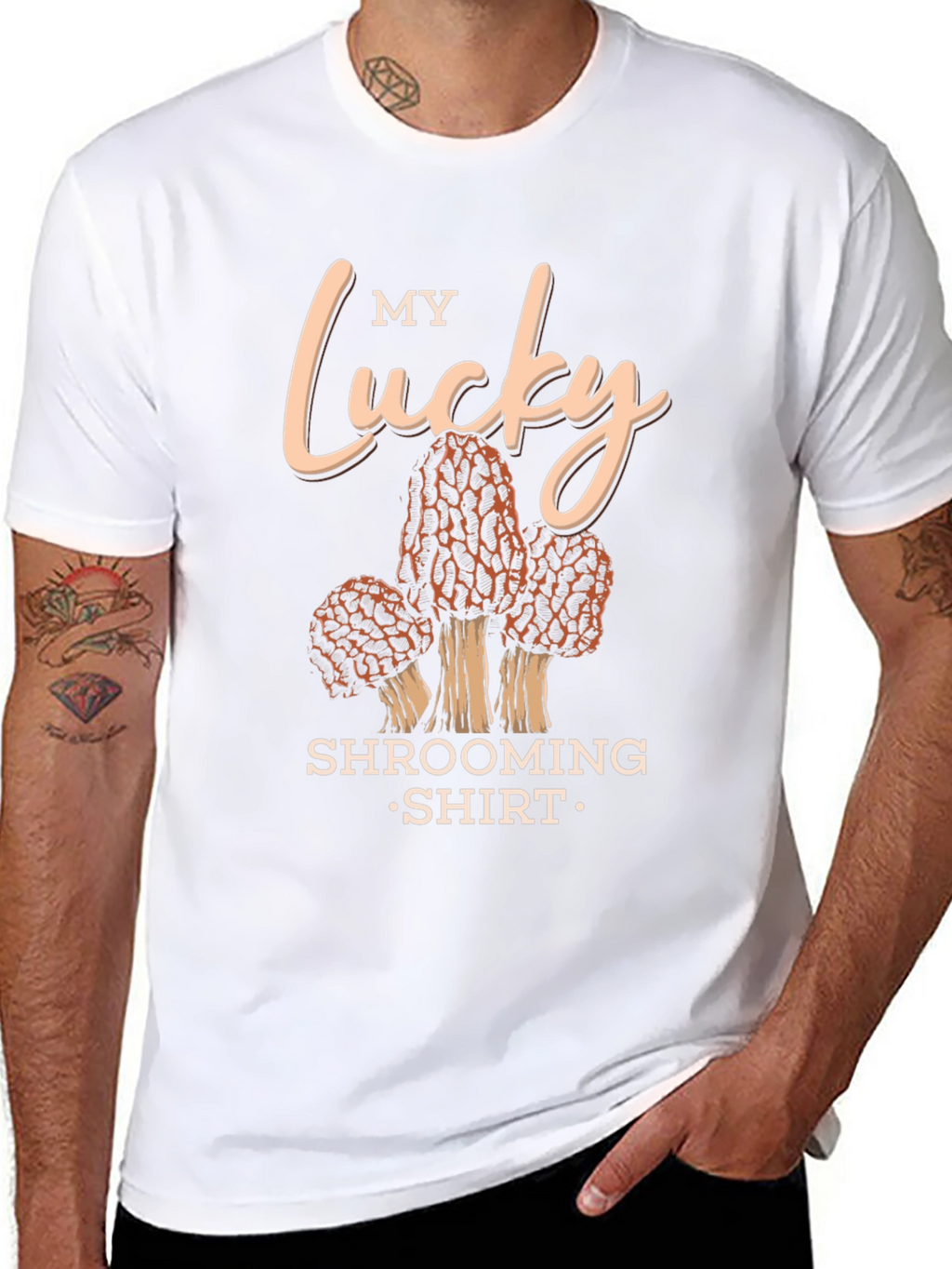 My Lucky Shrooming Shirt Mushroom Forager Tee