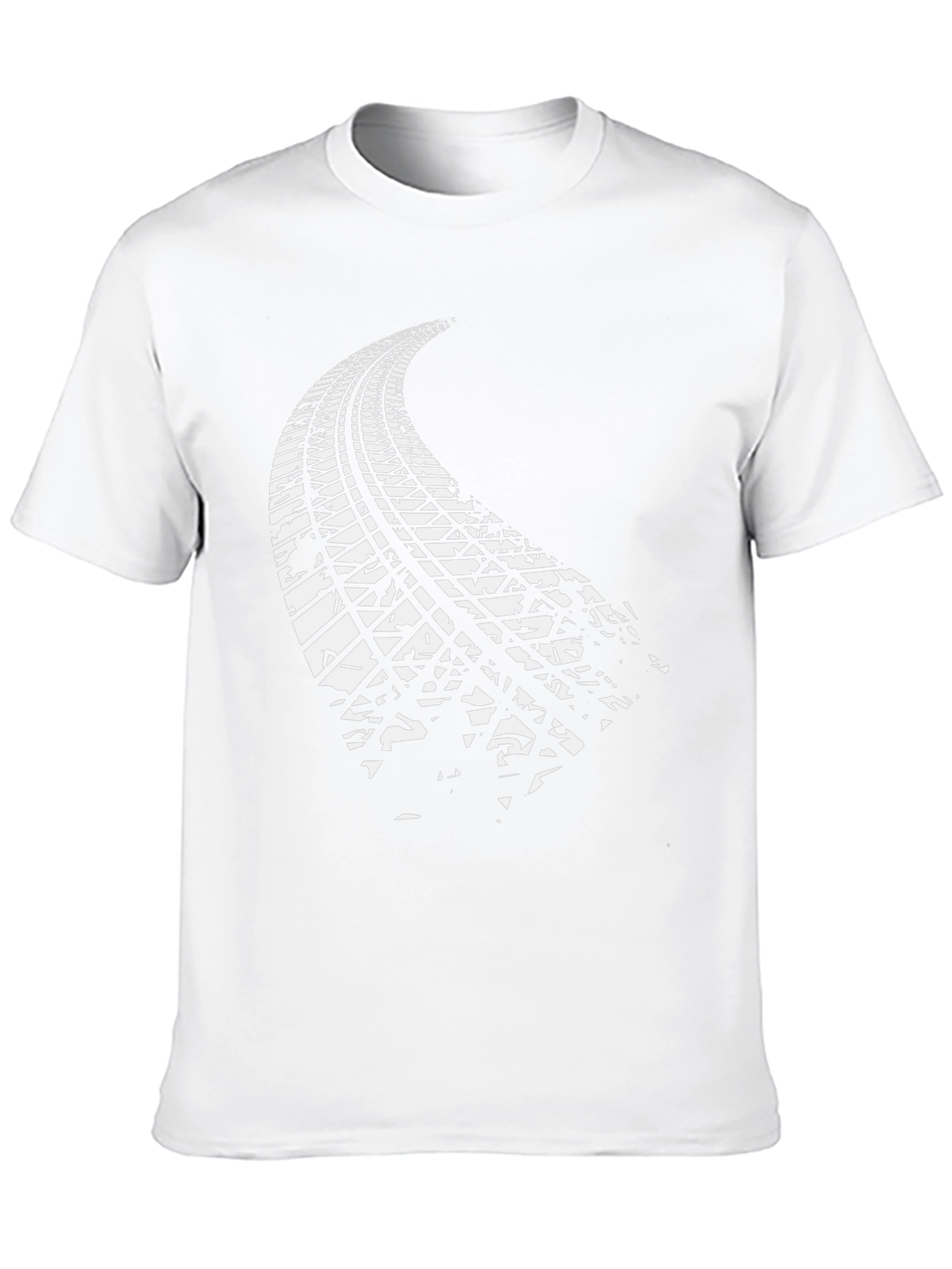 Black Tire Track Graphic Tee