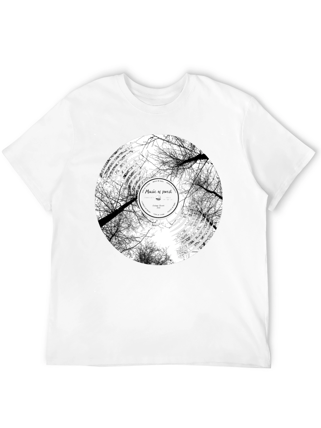 Music of Forest Black Graphic Tee
