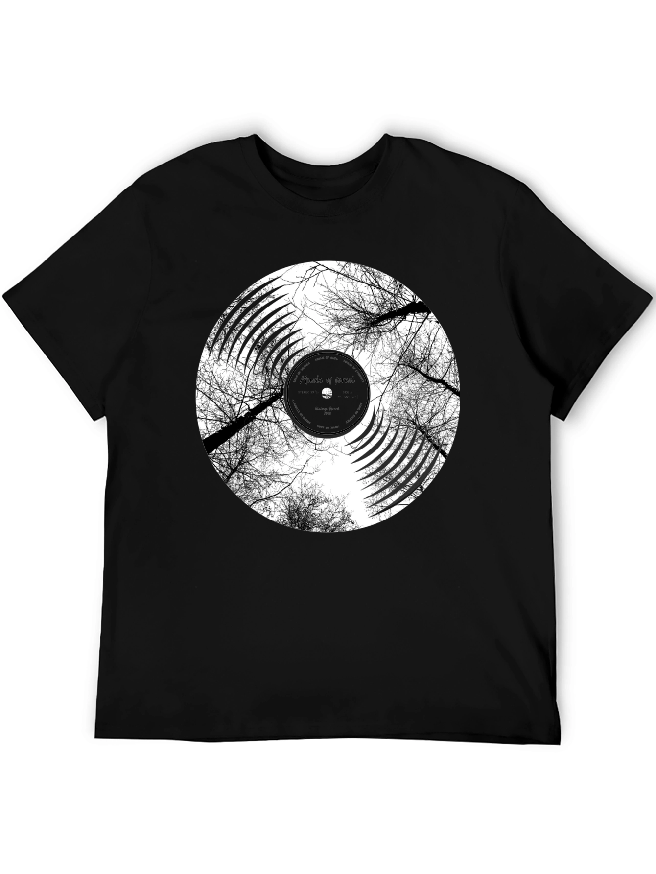 Music of Forest Black Graphic Tee