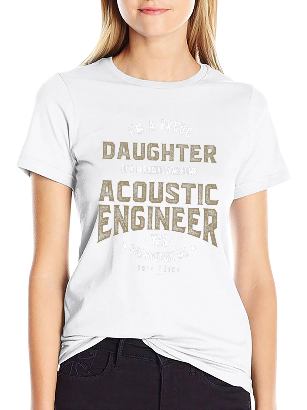Proud Daughter of Acoustic Engineer Graphic Tee
