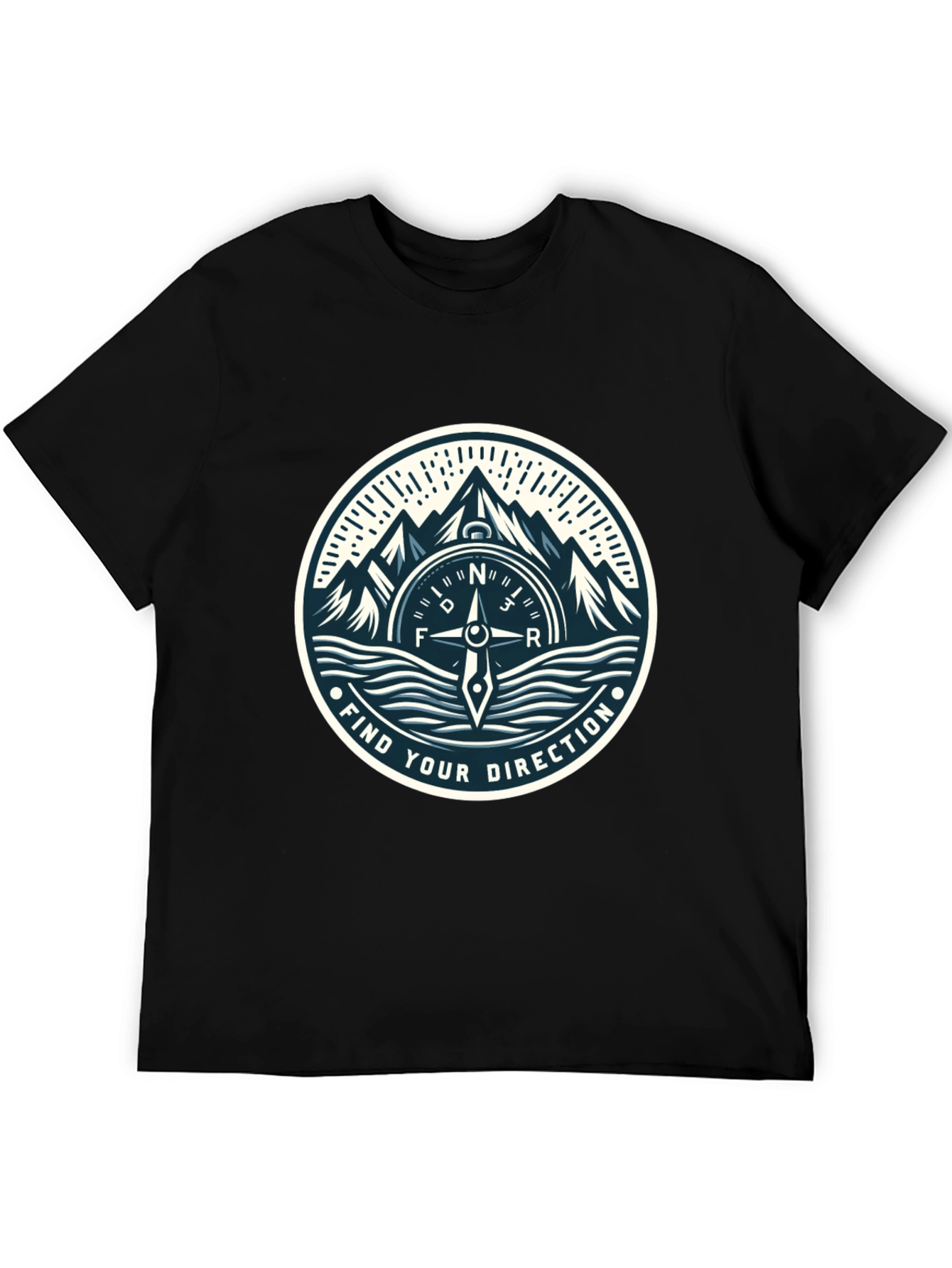 Direction Compass Graphic Tee - Adventure Awaits!