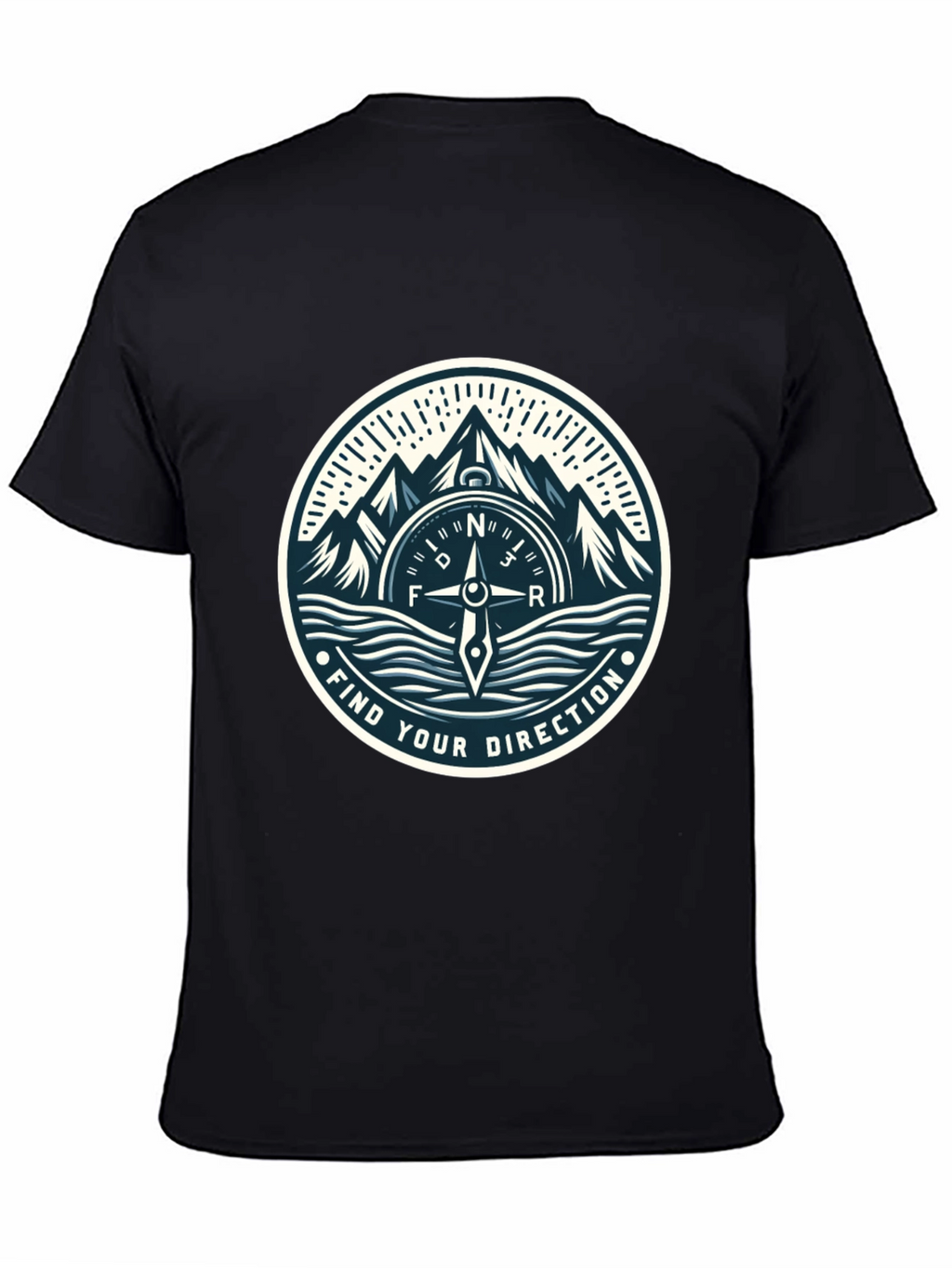 Direction Compass Graphic Tee - Adventure Awaits!