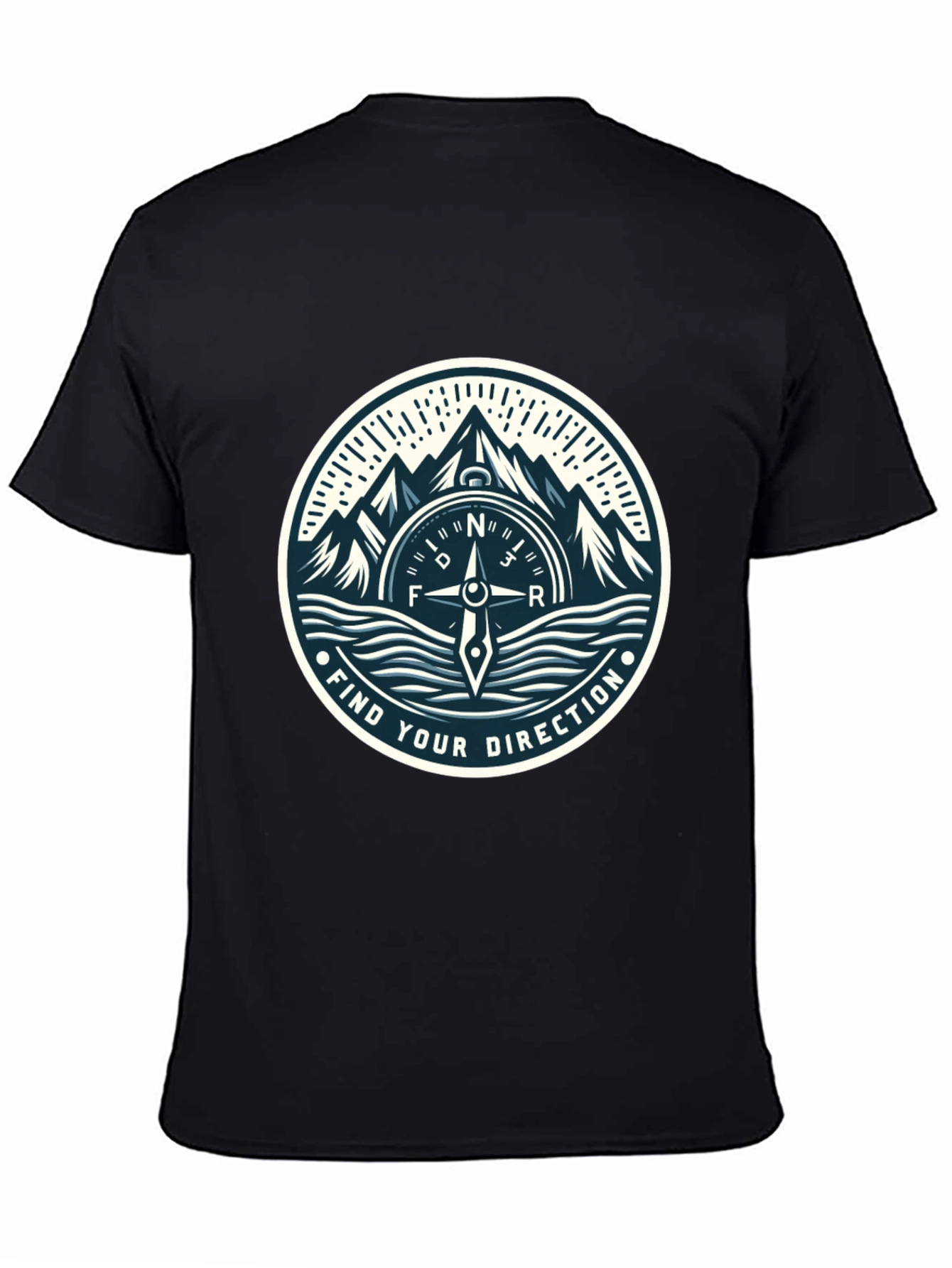 Direction Compass Graphic Tee - Adventure Awaits!