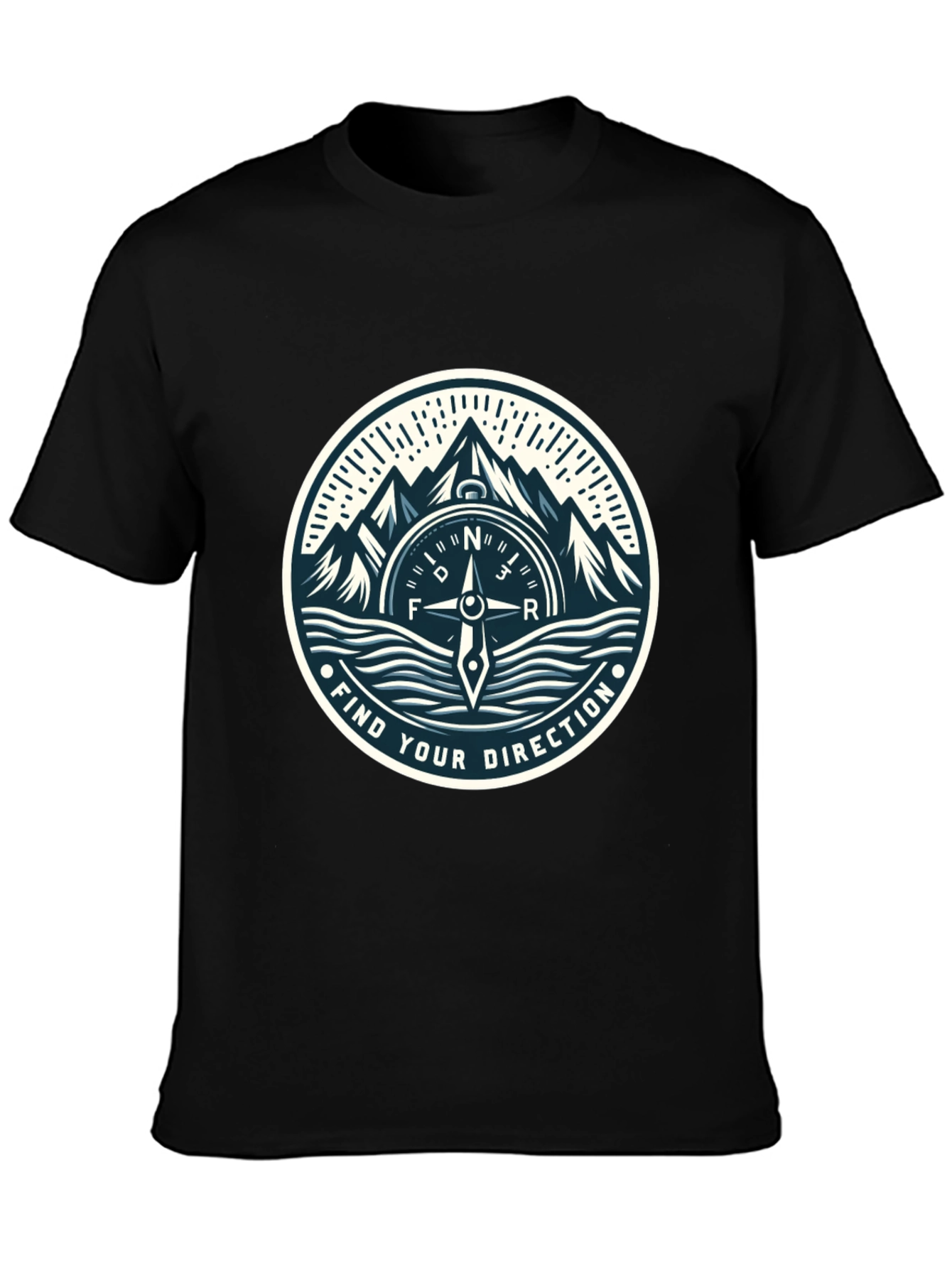 Direction Compass Graphic Tee - Adventure Awaits!