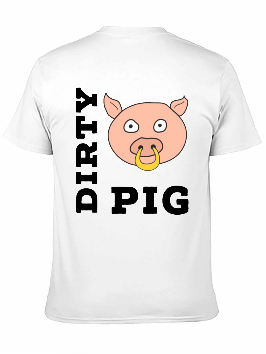 Dirty Pig Graphic T-Shirt - Black Cotton Tee