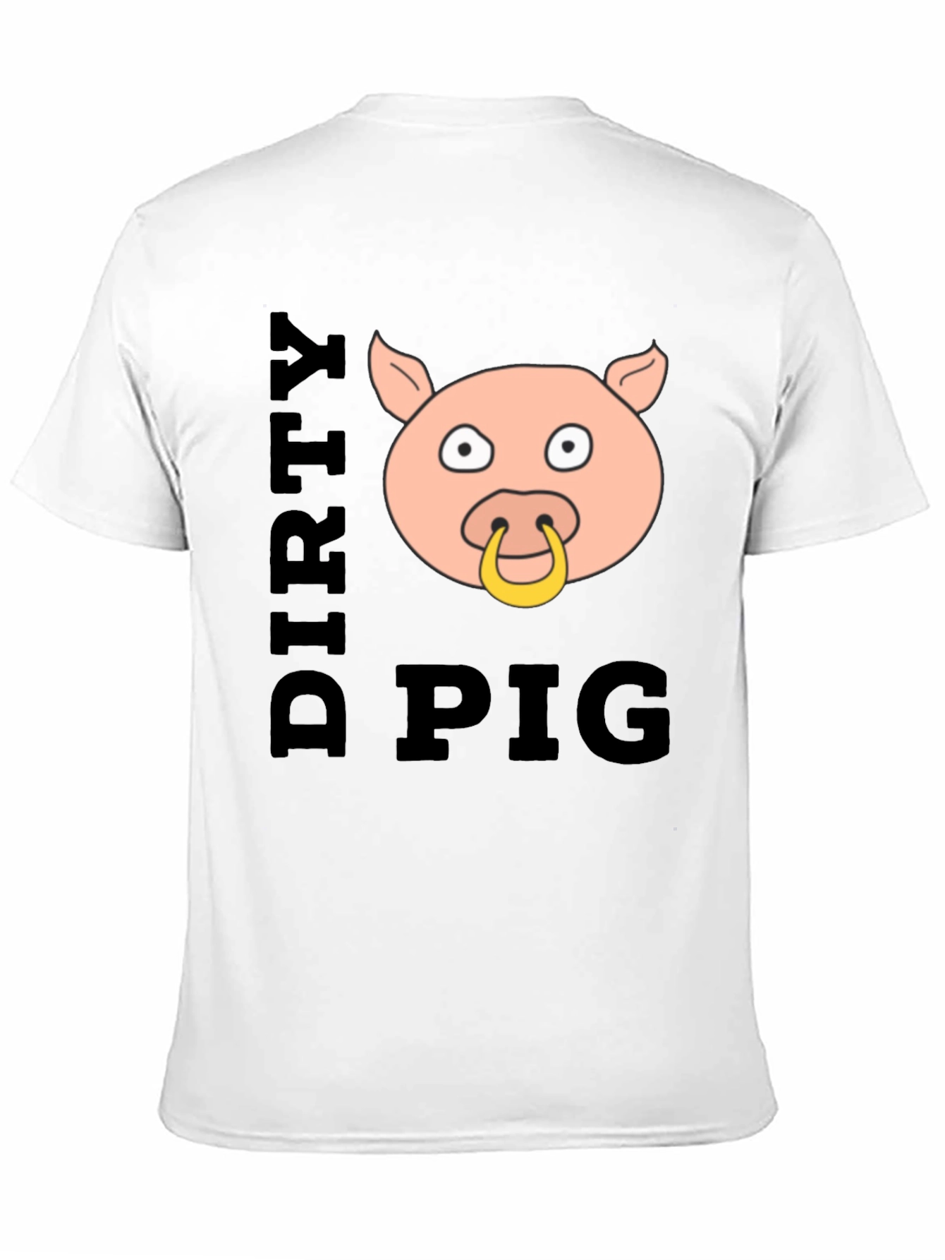 Dirty Pig Graphic T-Shirt - Black Cotton Tee