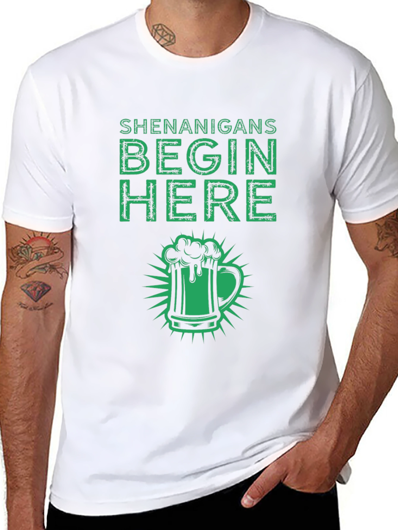 Shenanigans Begin Here T-Shirt