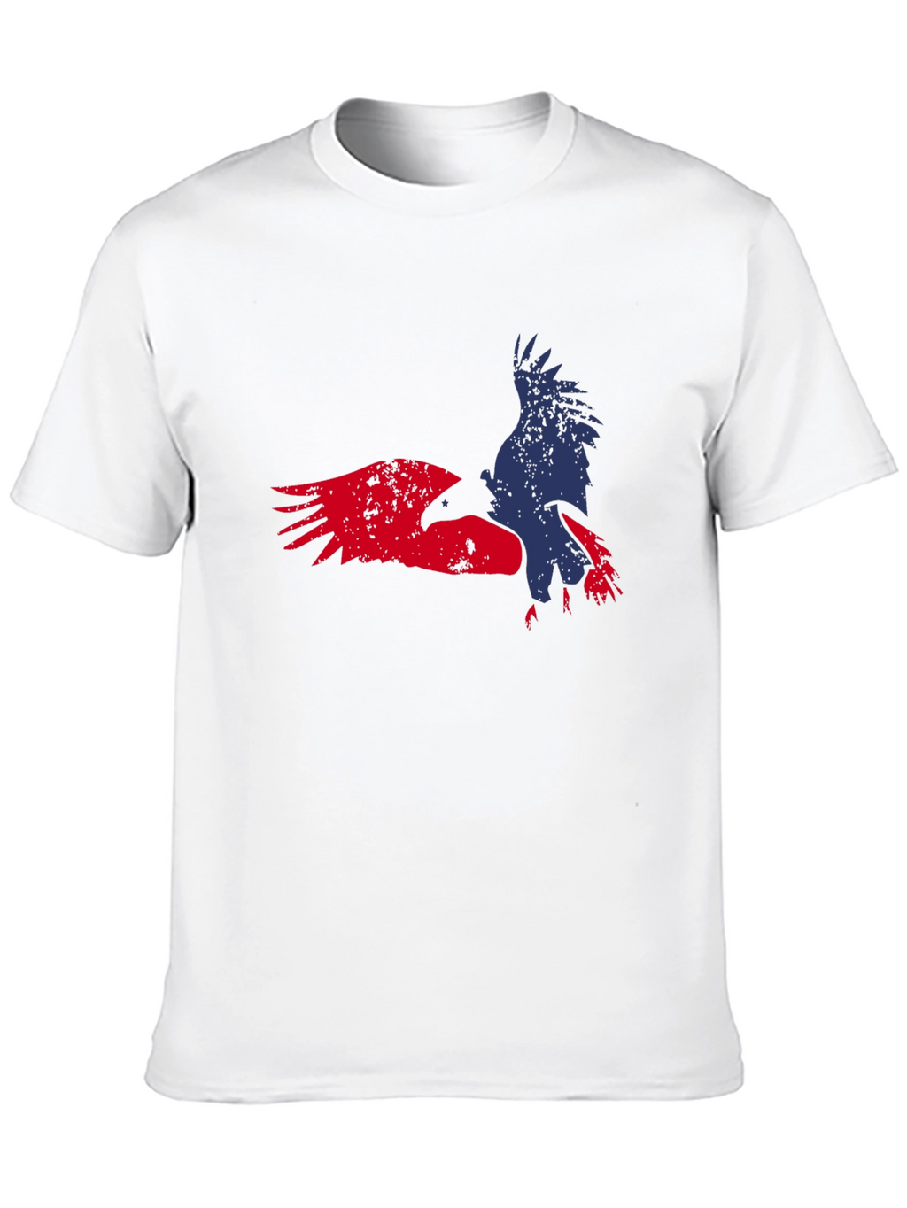 Bold Eagle Graphic Tee - Black Casual T-Shirt