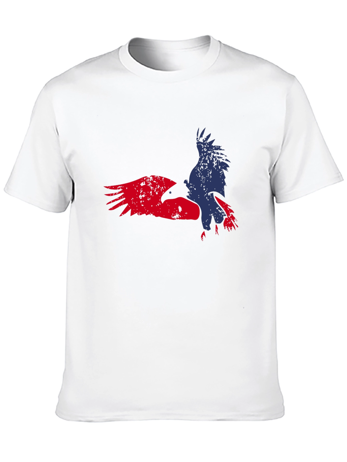 Bold Eagle Graphic Tee - Black Casual T-Shirt