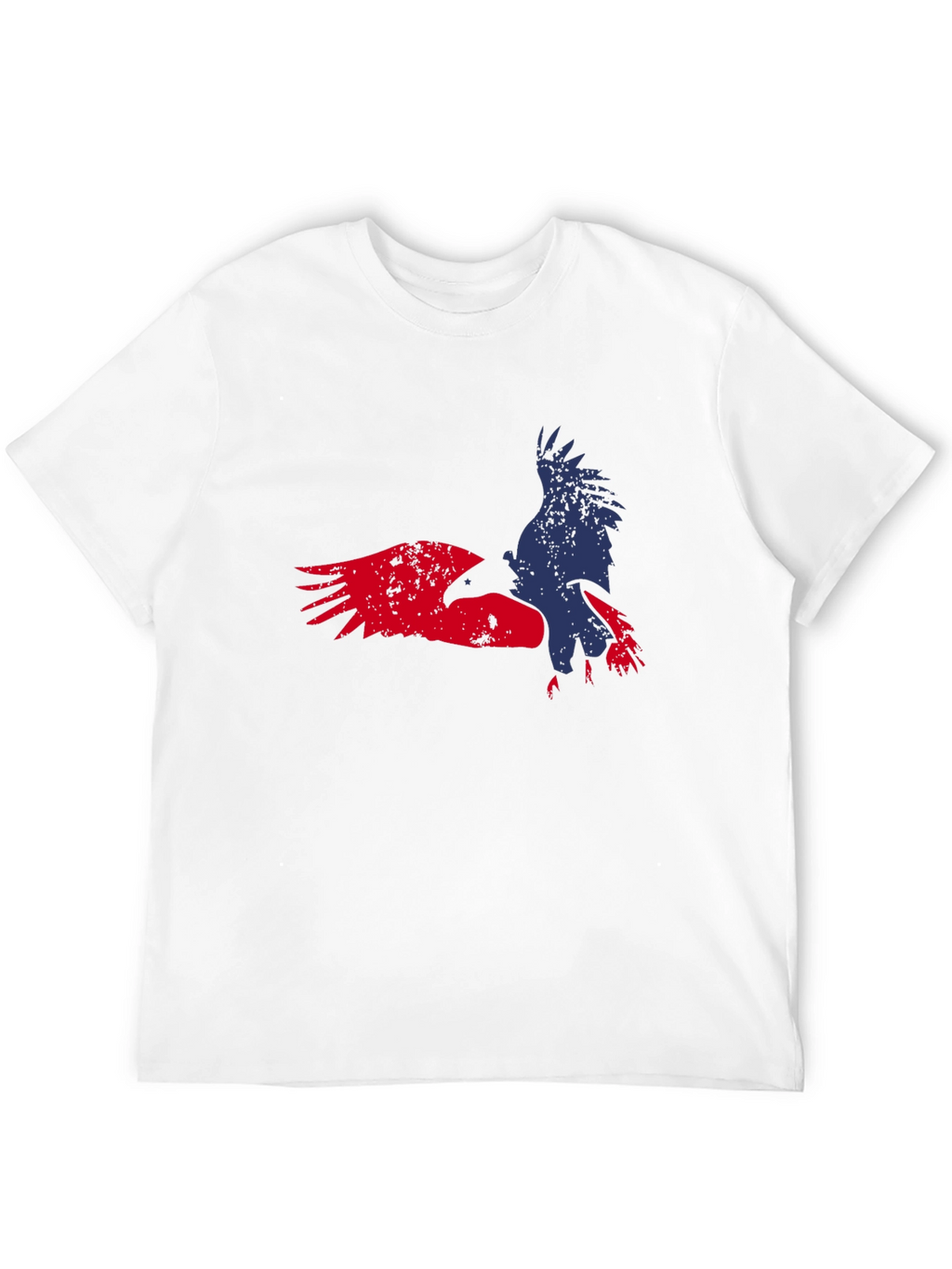 Bold Eagle Graphic Tee - Black Casual T-Shirt