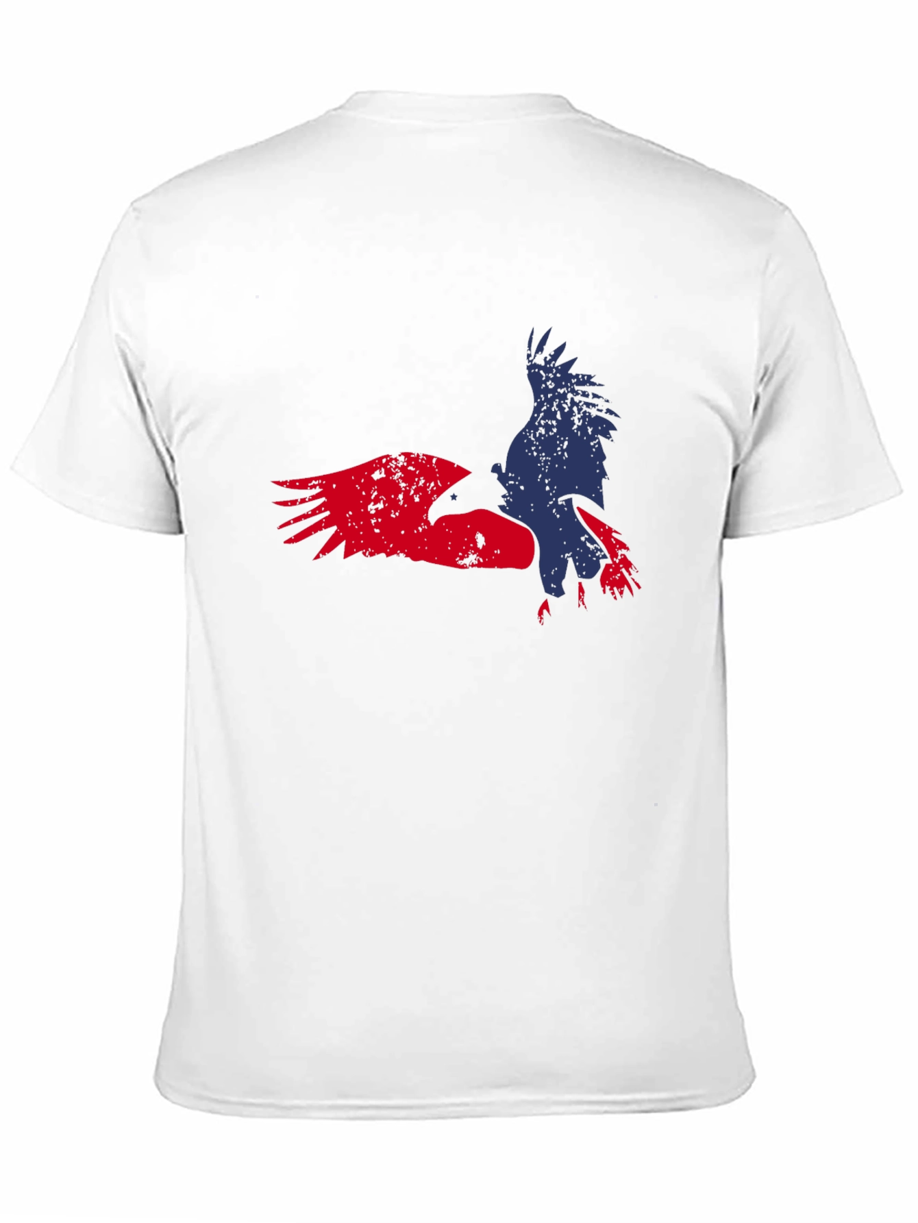 Bold Eagle Graphic Tee - Black Casual T-Shirt