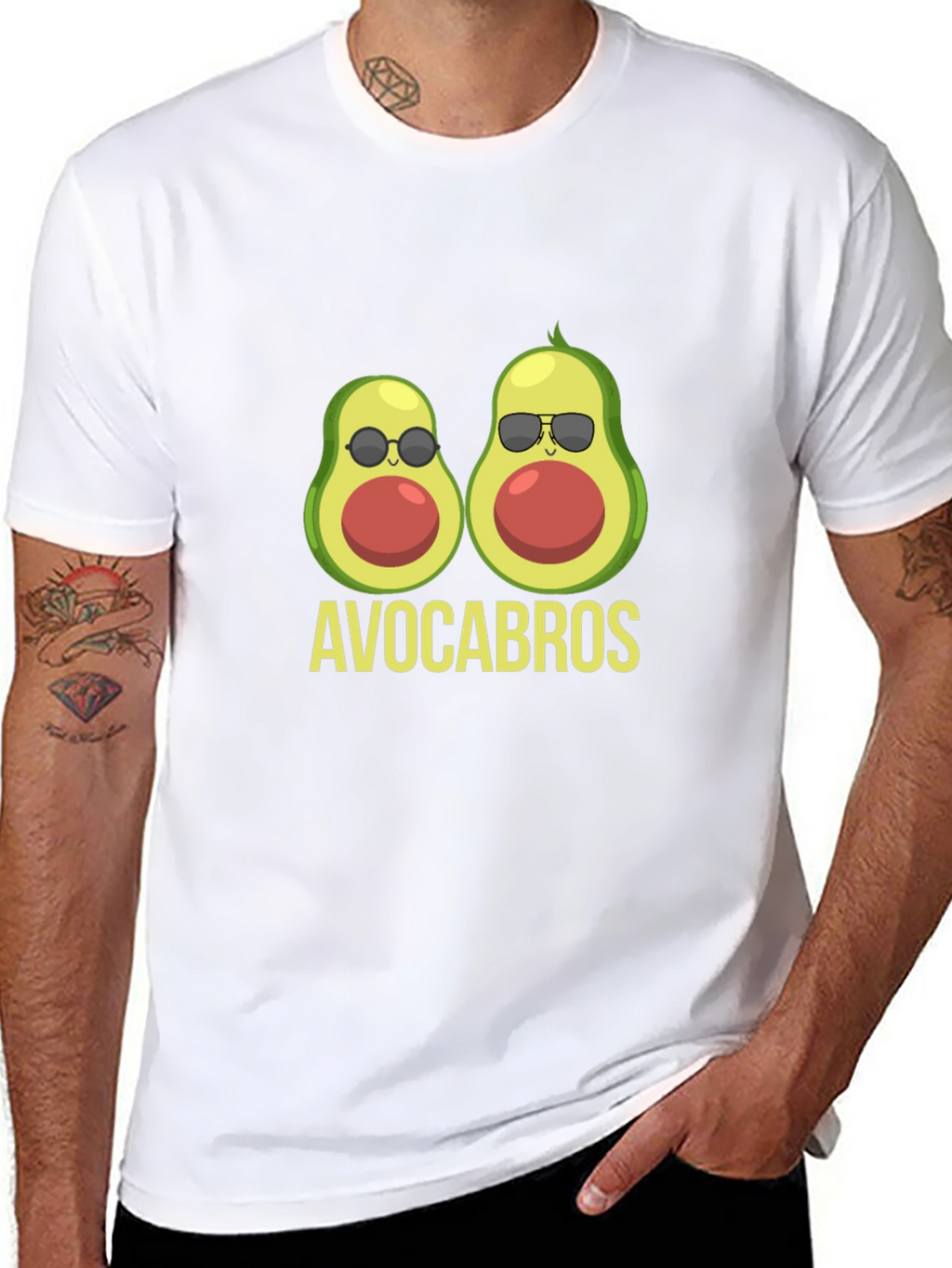 Avocabros Graphic Tee - Cool Avocado Brothers T-Shirt