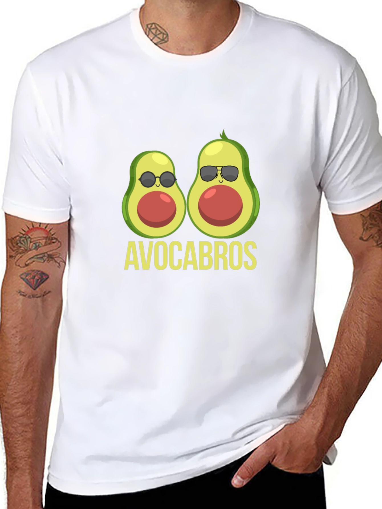 Avocabros Graphic Tee - Cool Avocado Brothers T-Shirt