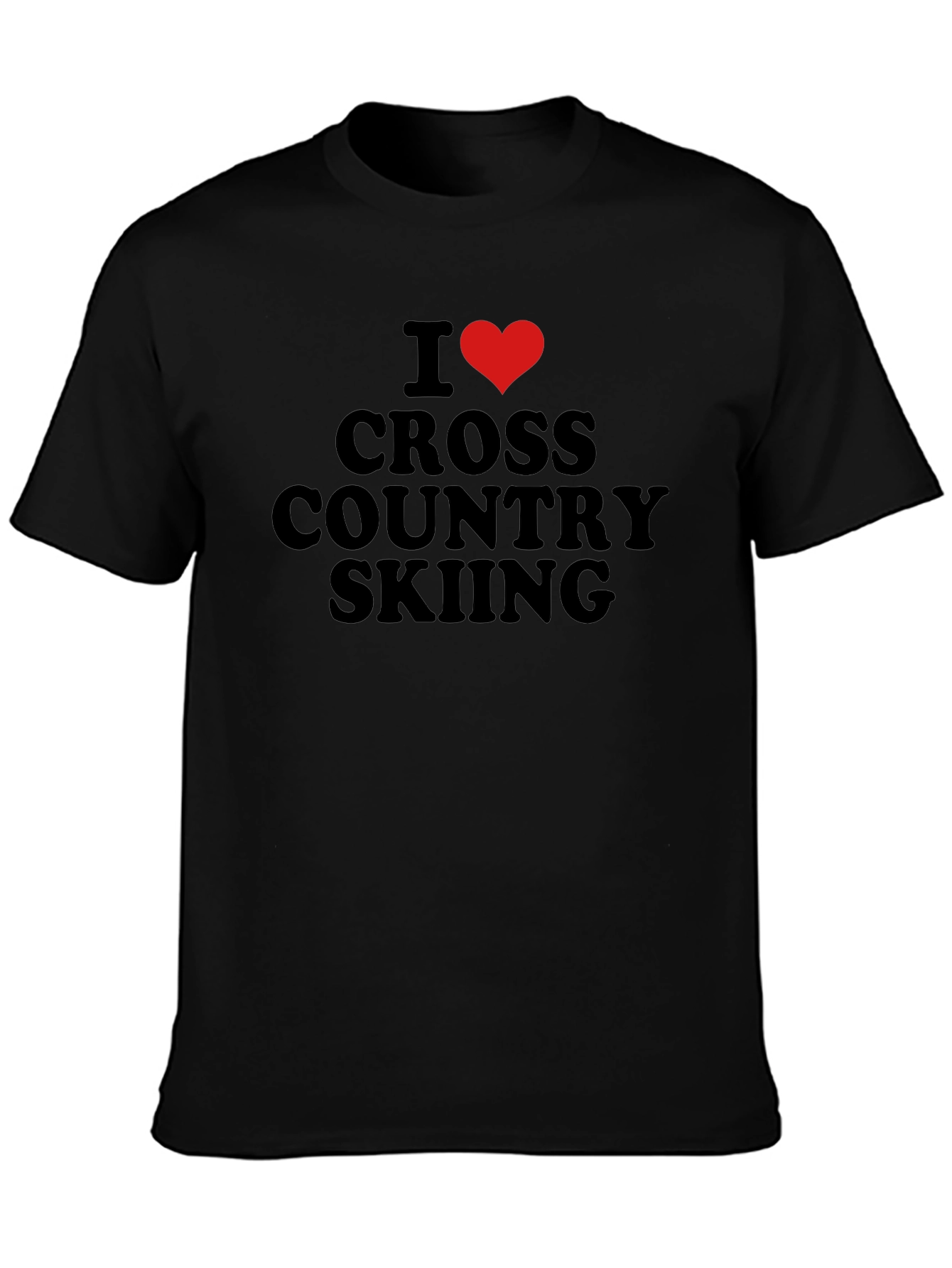 I Love Cross Country Skiing T-Shirt