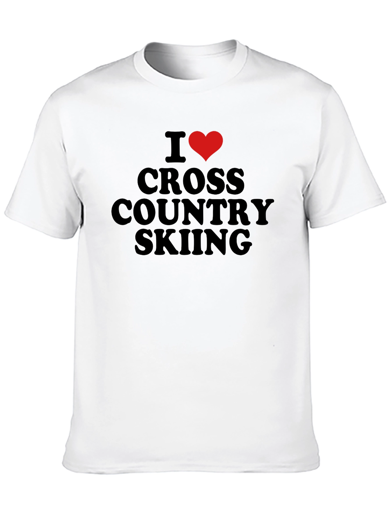 I Love Cross Country Skiing T-Shirt