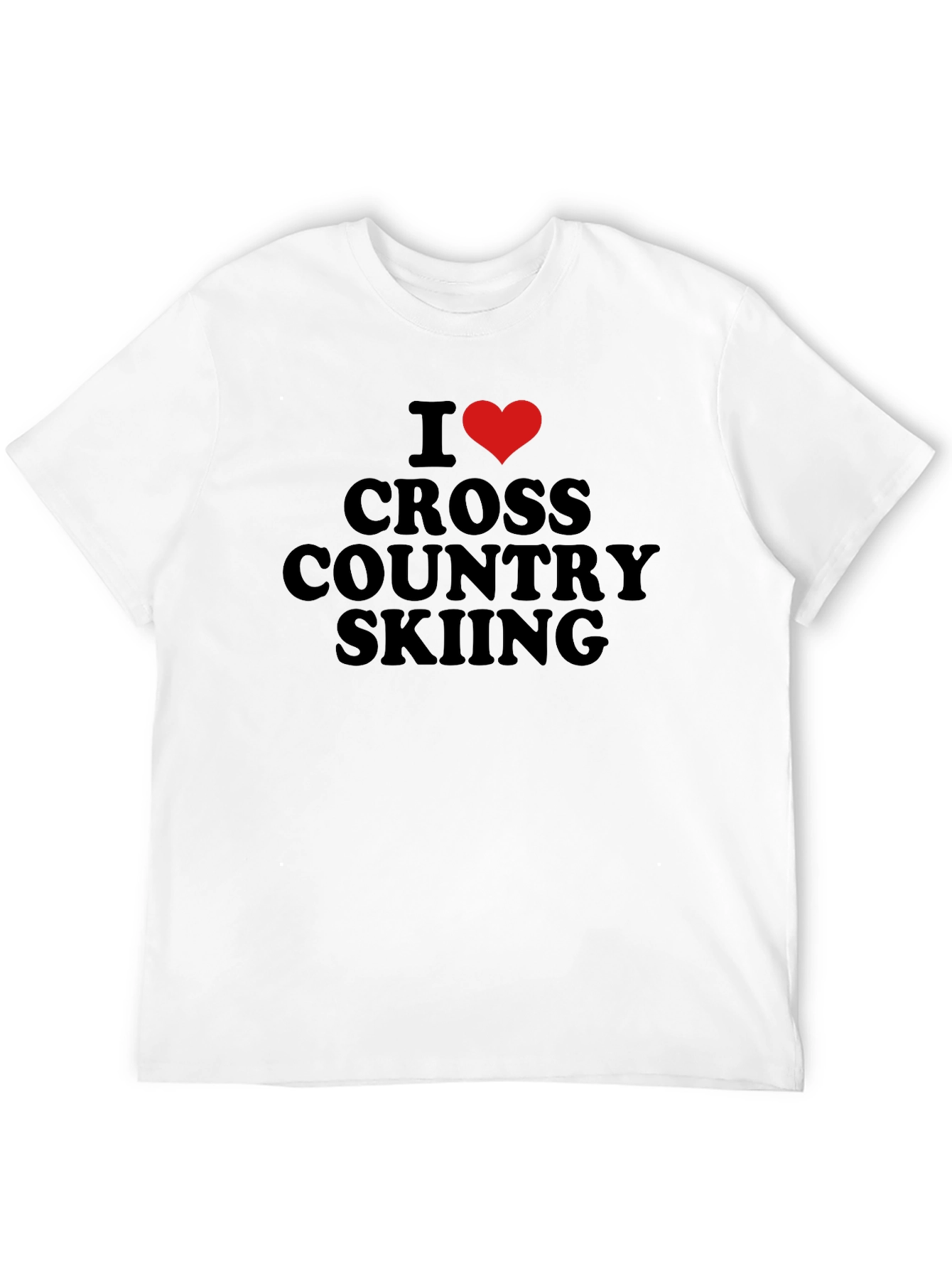 I Love Cross Country Skiing T-Shirt