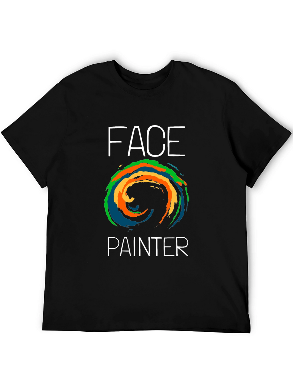 Face Painter Graphic T-Shirt - Artistic Design