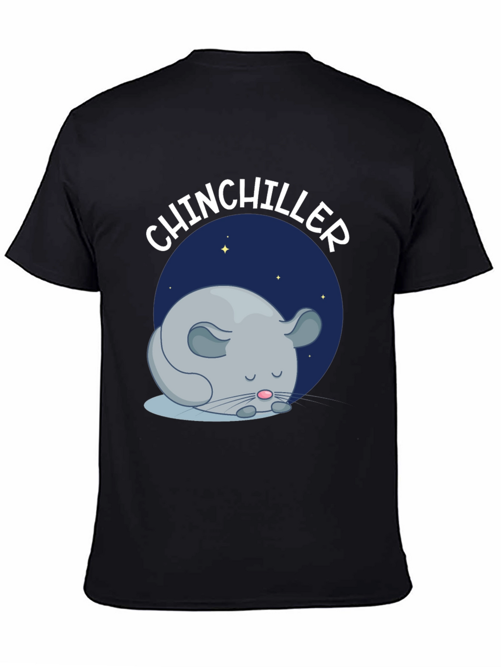 Chinchiller T-Shirt - Cute Sleeping Chinchilla Design