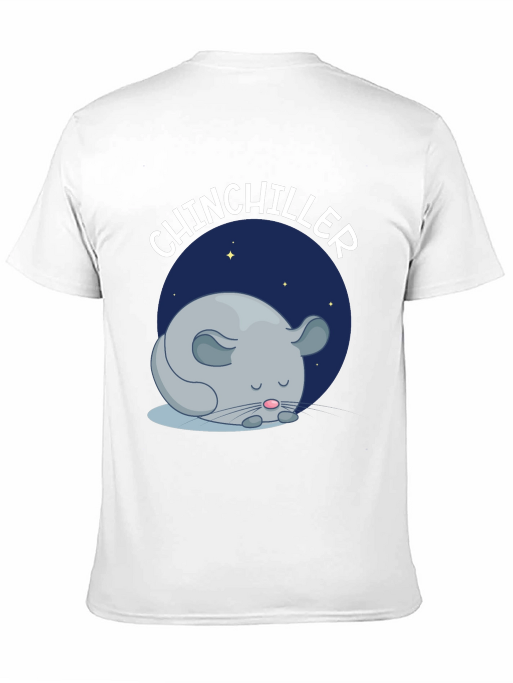 Chinchiller T-Shirt - Cute Sleeping Chinchilla Design
