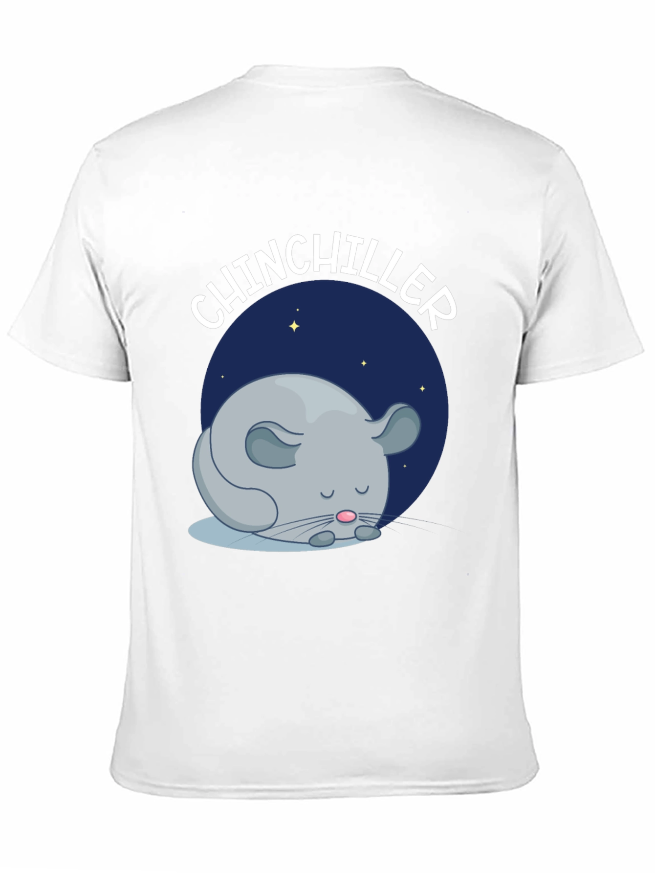 Chinchiller T-Shirt - Cute Sleeping Chinchilla Design