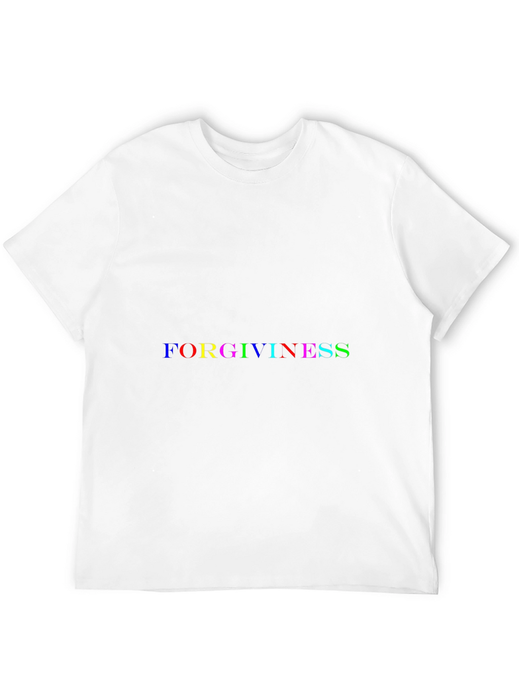 Forgiveness Graphic Tee - Black Cotton T-Shirt