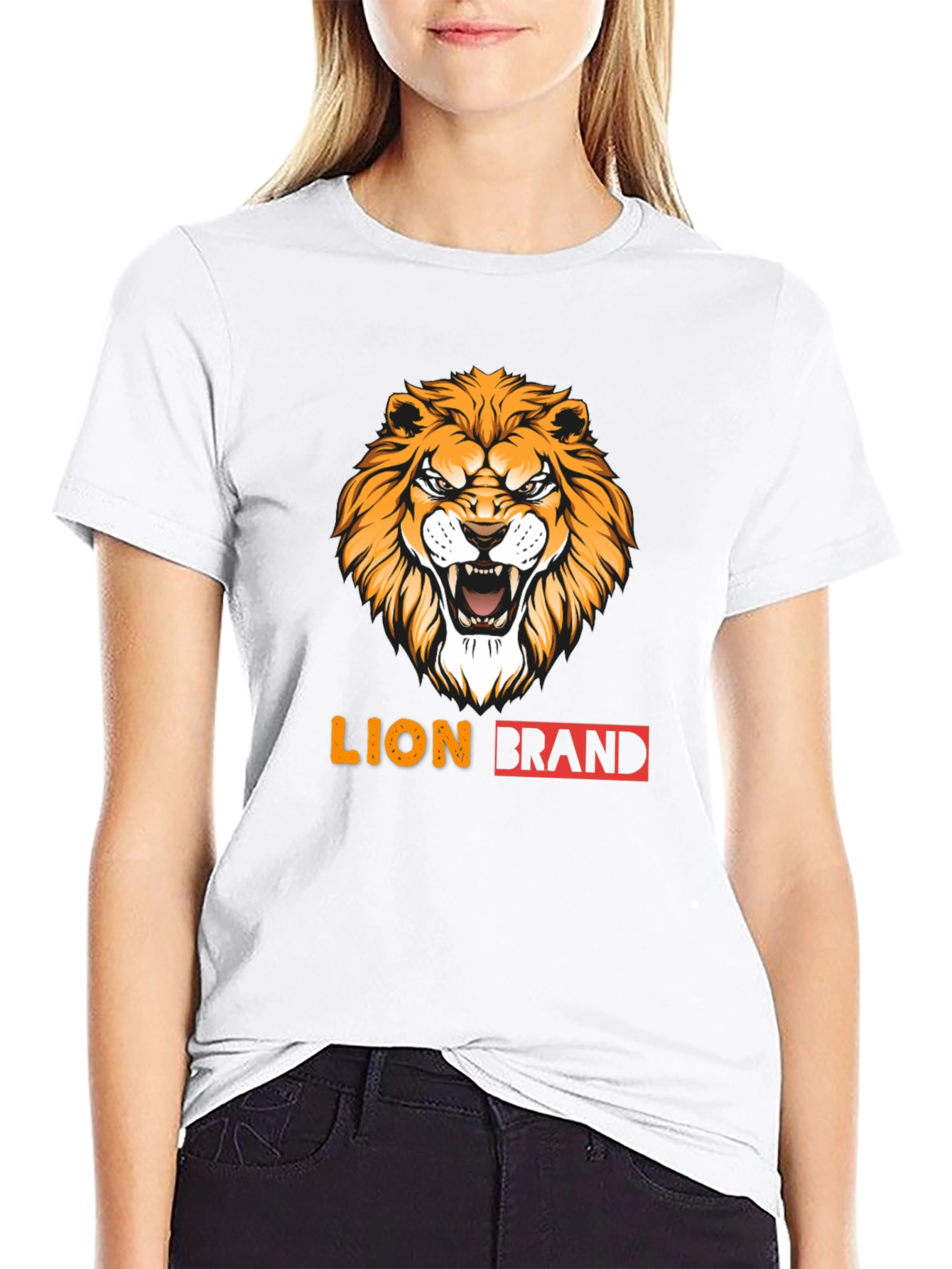 Lion Brand Black Graphic Tee