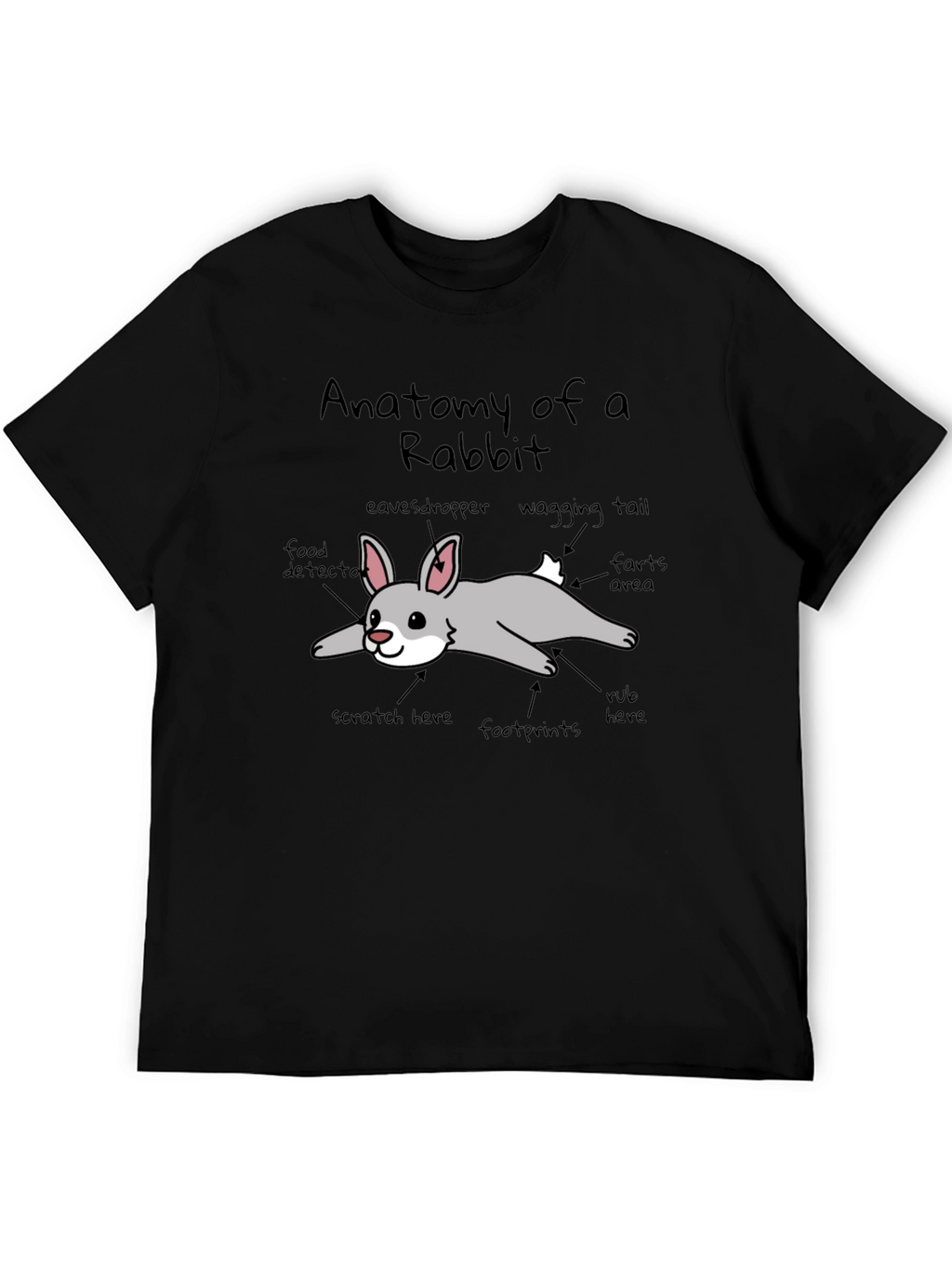 Anatomy of a Rabbit Graphic T-Shirt