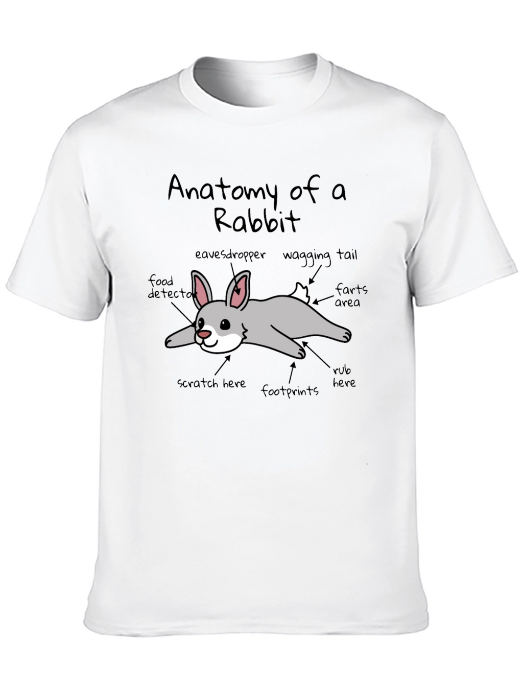 Anatomy of a Rabbit Graphic T-Shirt
