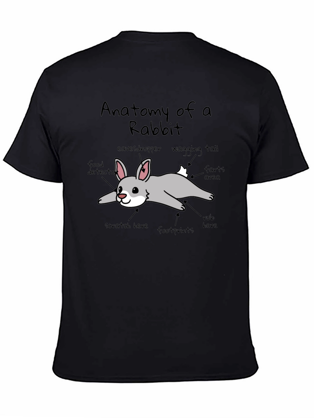 Anatomy of a Rabbit Graphic T-Shirt