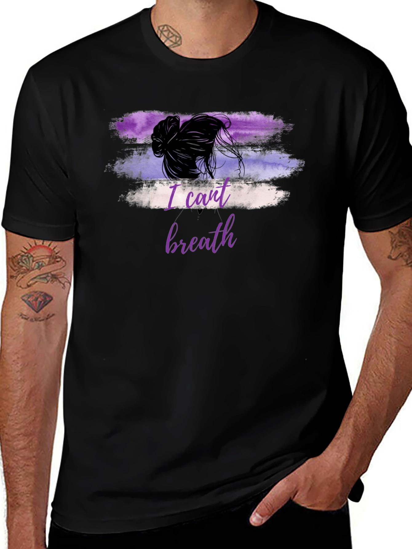 I Cant Breathe Graphic T-Shirt