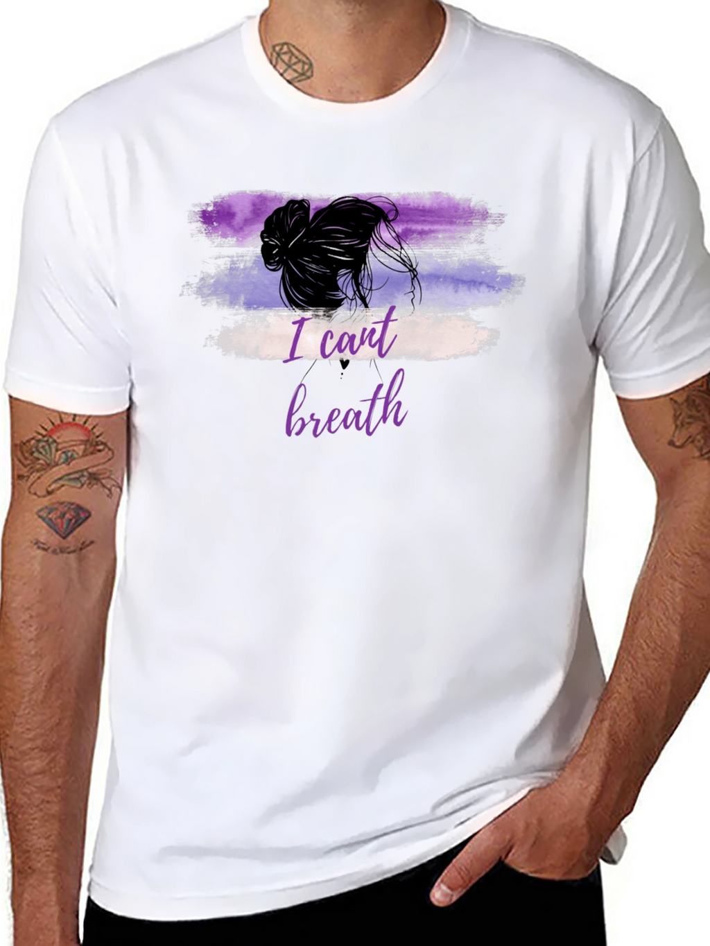 I Cant Breathe Graphic T-Shirt