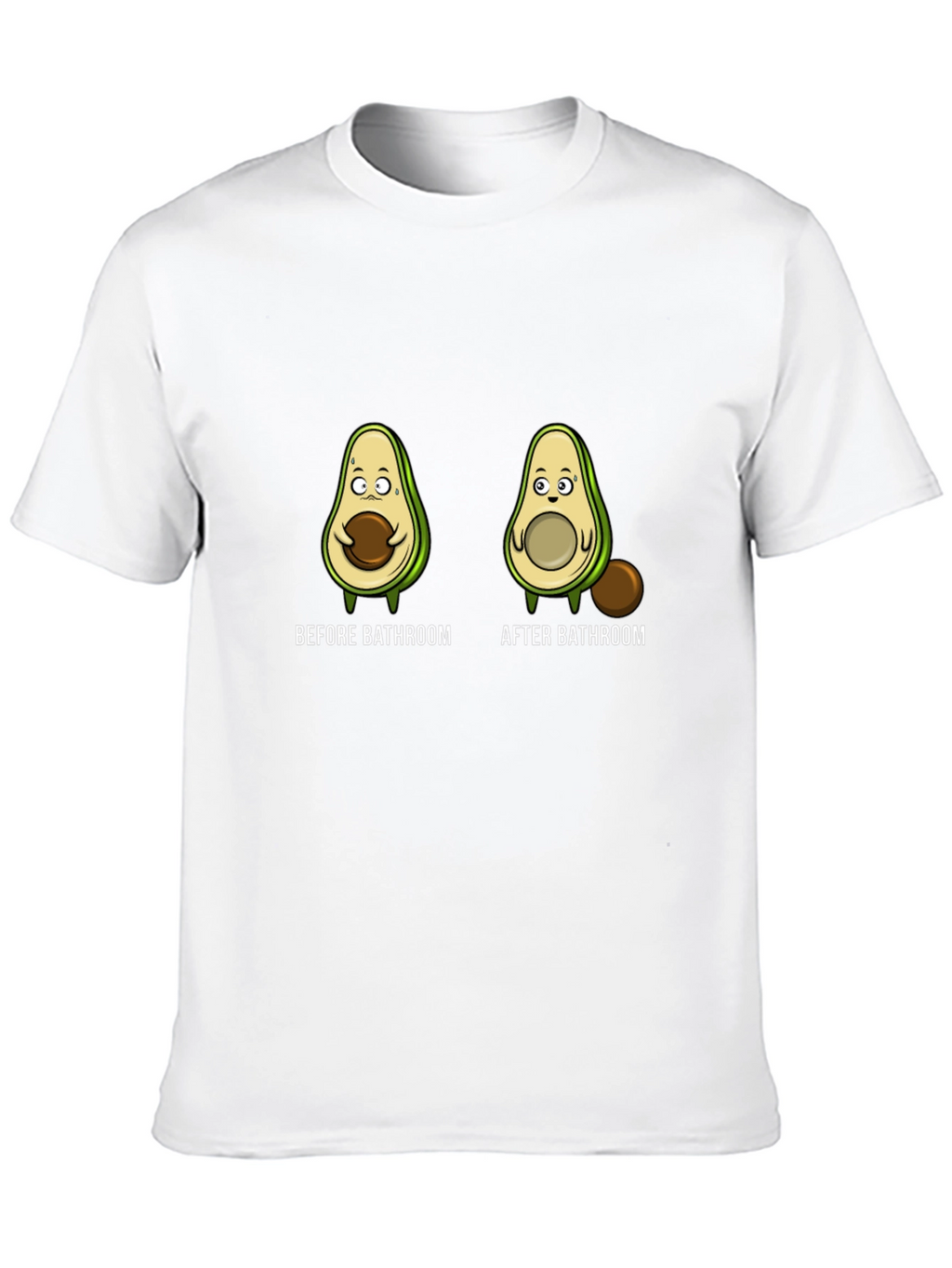 Avocado Bathroom Humor Graphic Tee