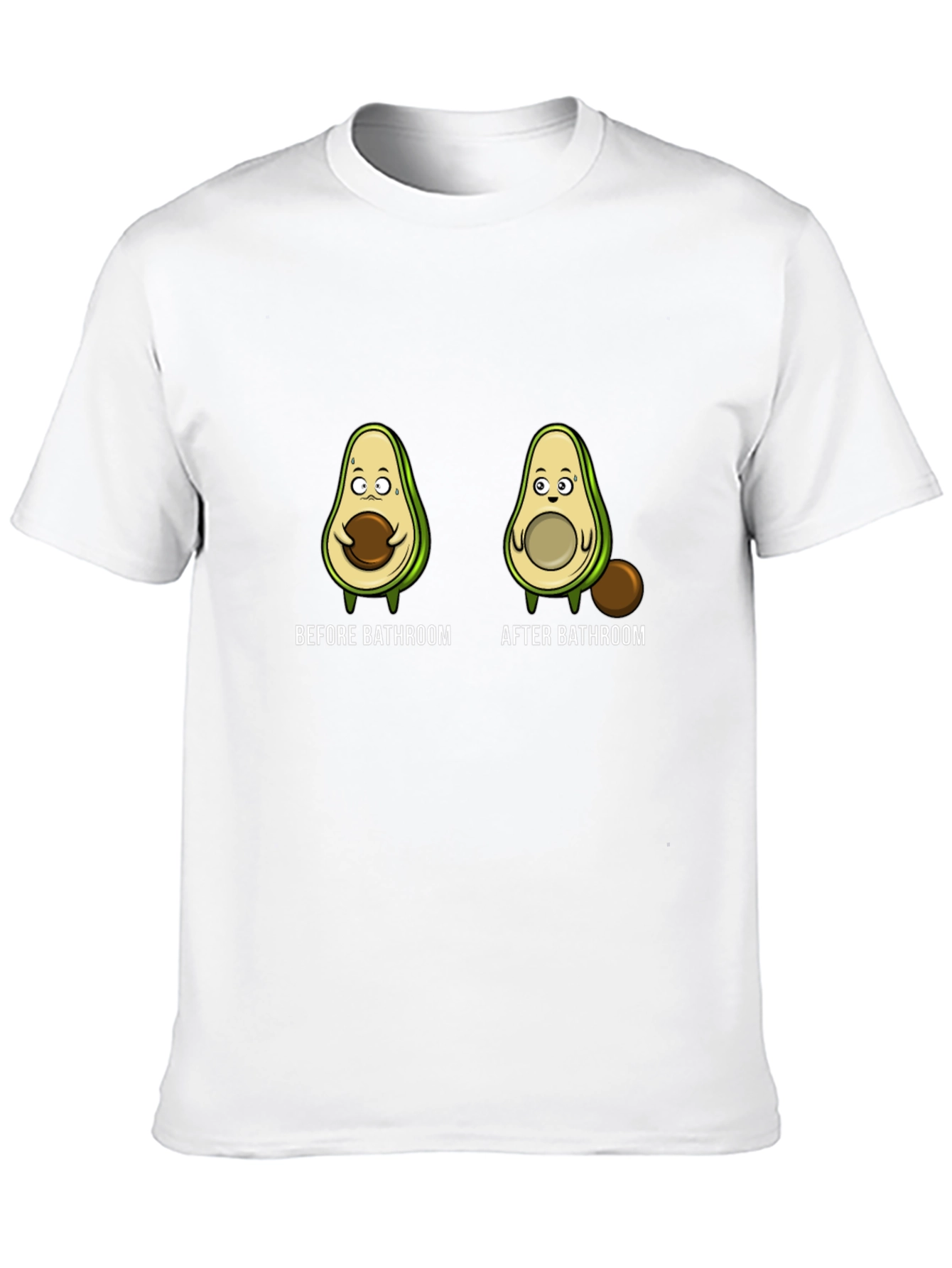 Avocado Bathroom Humor Graphic Tee